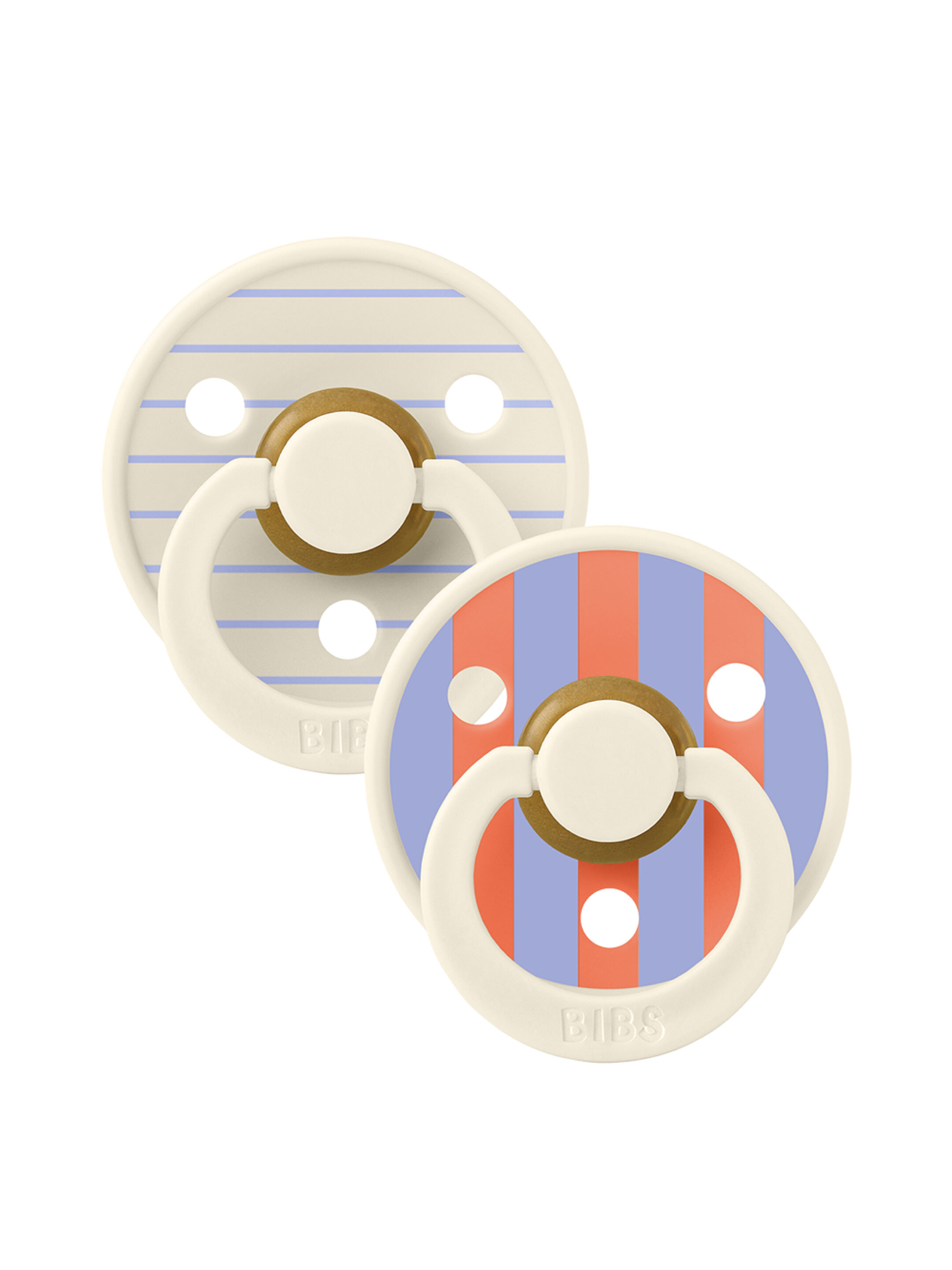 مجموعة لهايات بيبس كولور بين لاتكس مقاس 1 للأطفال منذ الولادة بلون عاجي متنوع - قطعتان