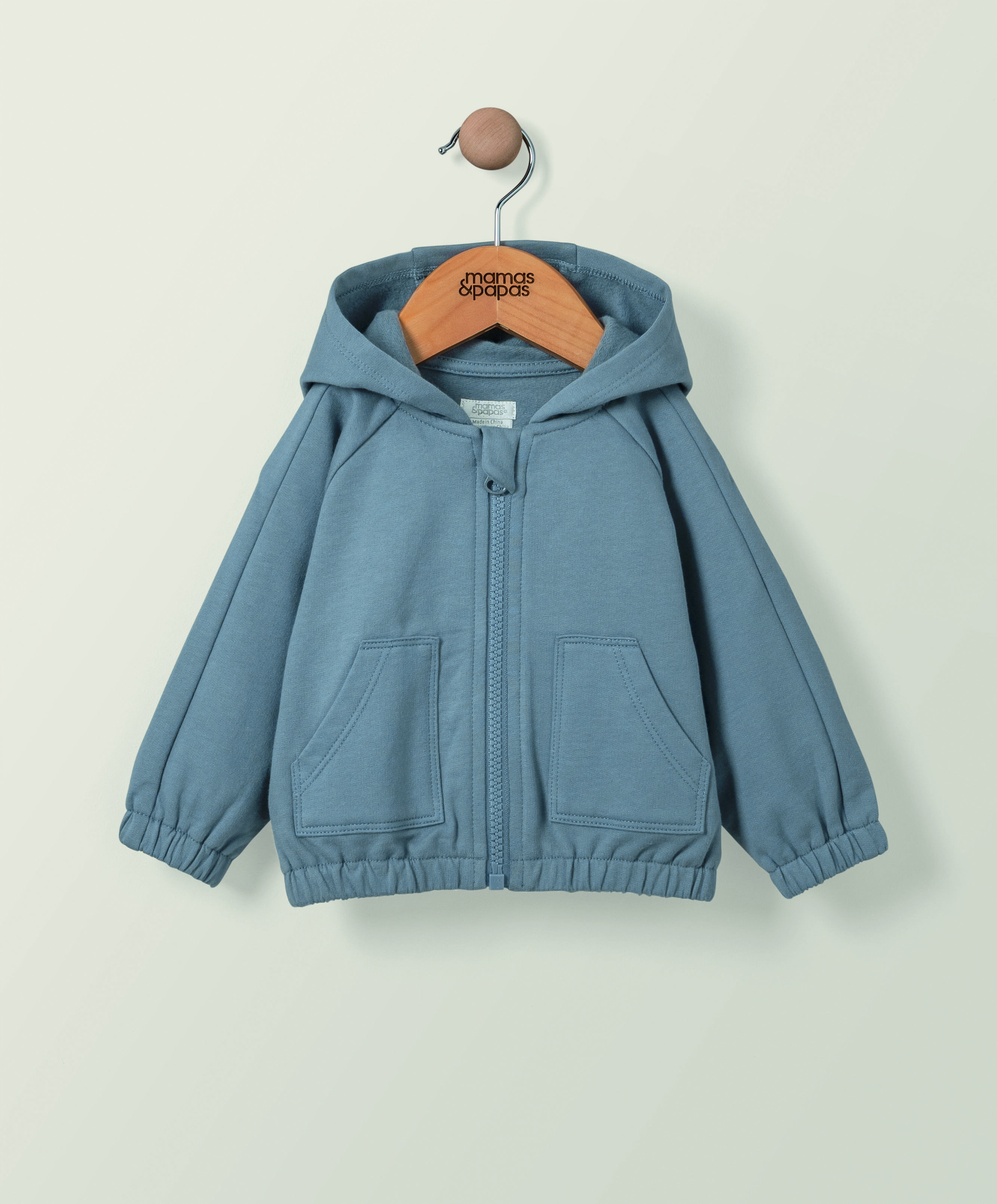 كنزة بملمس بارز وغطاء رأس image number 1