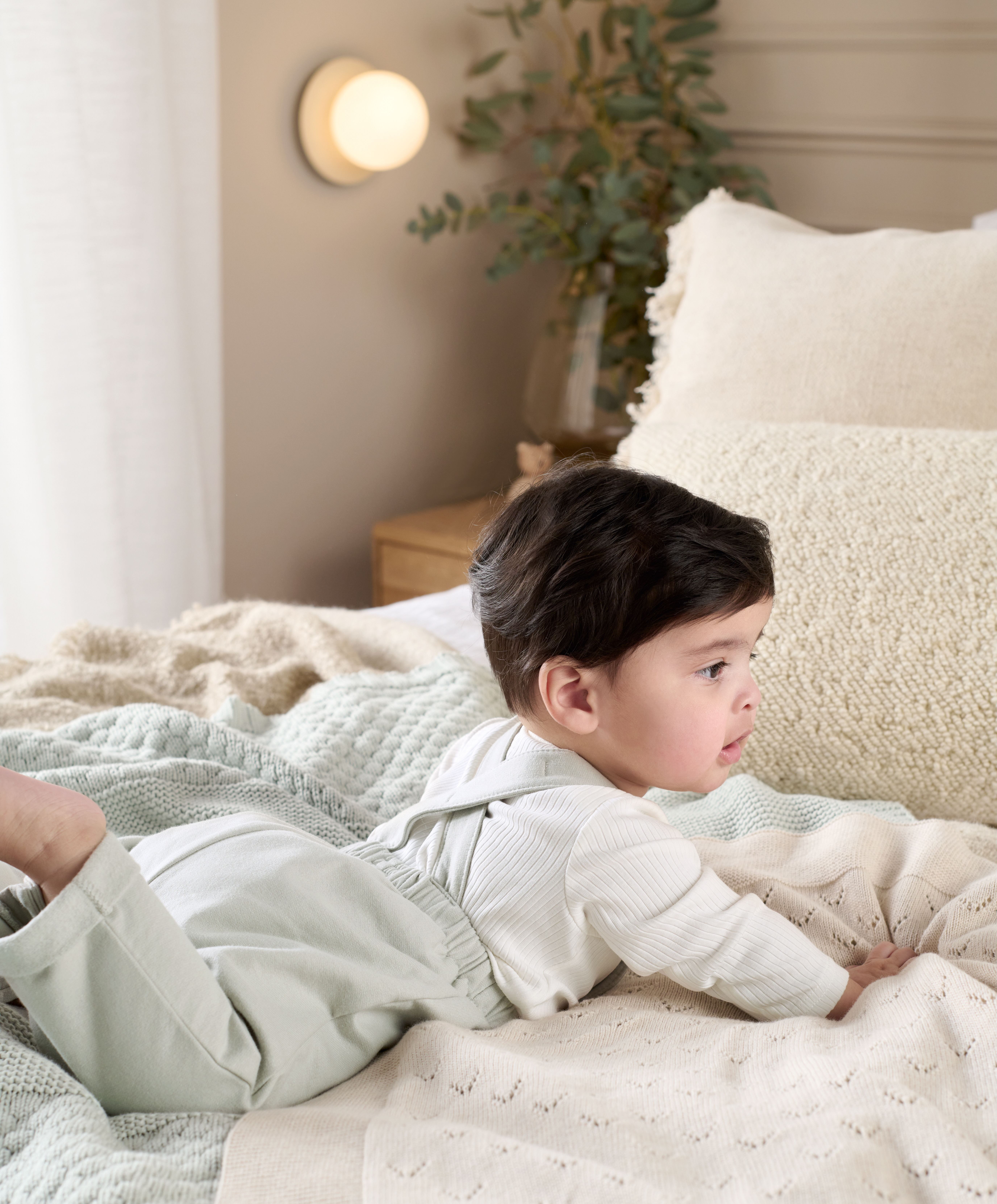 طقم لباس قطعة واحدة ودنغري جيرسيه - أخضر image number 8