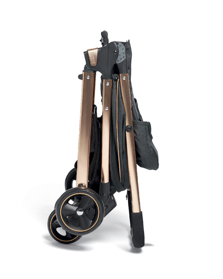 عربة أطفال أرماديللو سيتي2 - أسود/ذهبي وردي image number 2