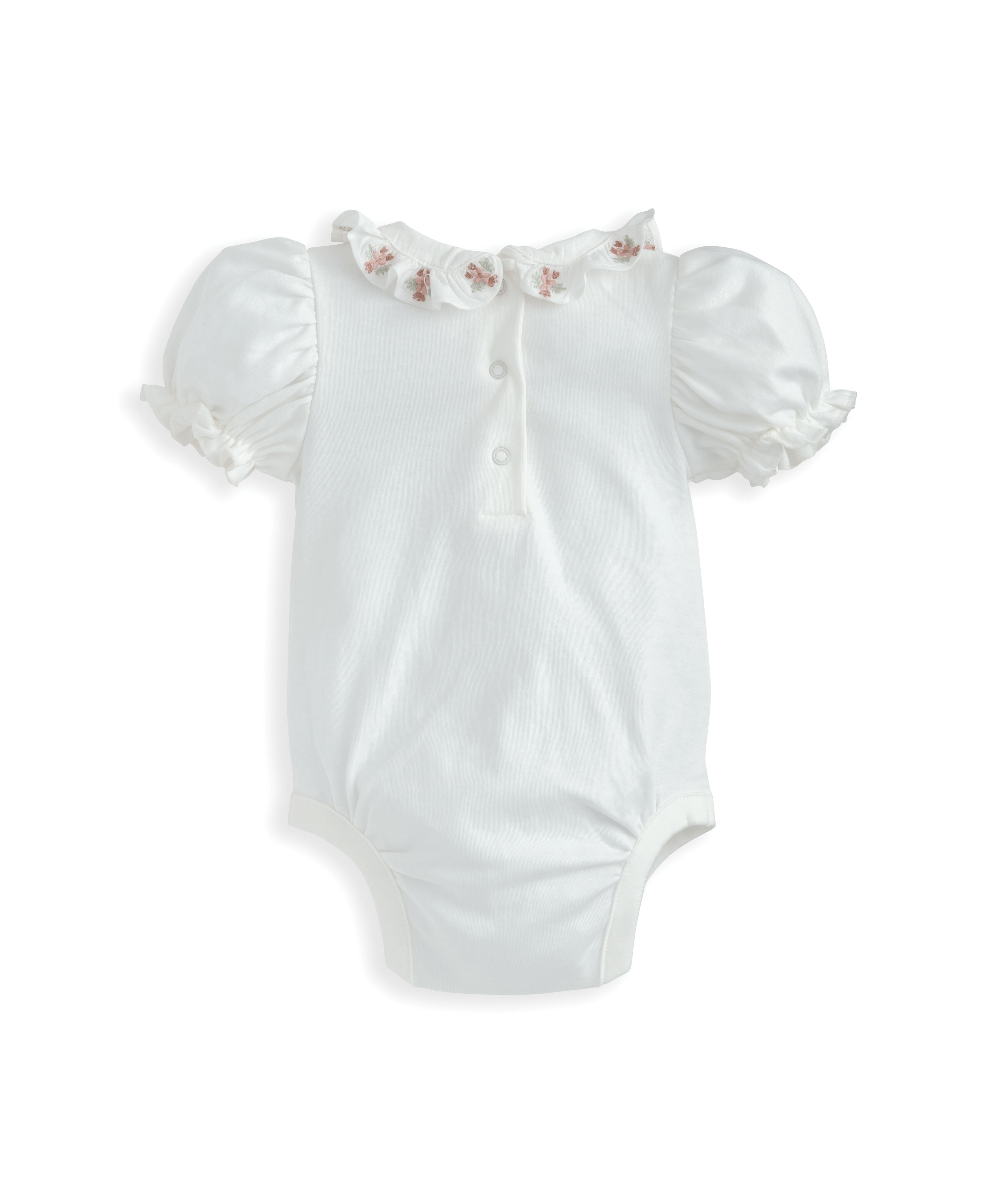 لباس قطعة واحدة بياقة مطرزة image number 3