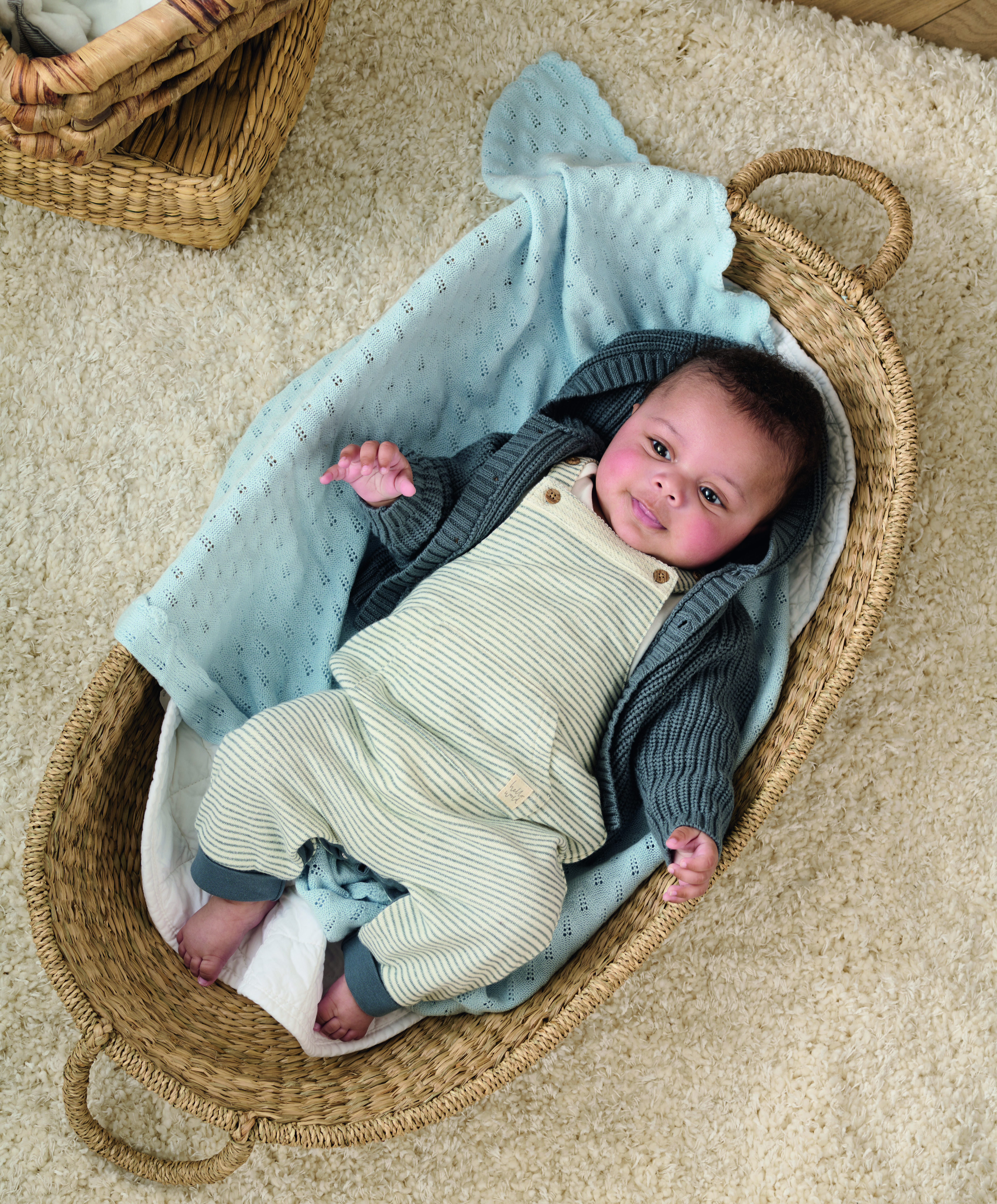 كارديغان منسوج بغطاء رأس image number 5