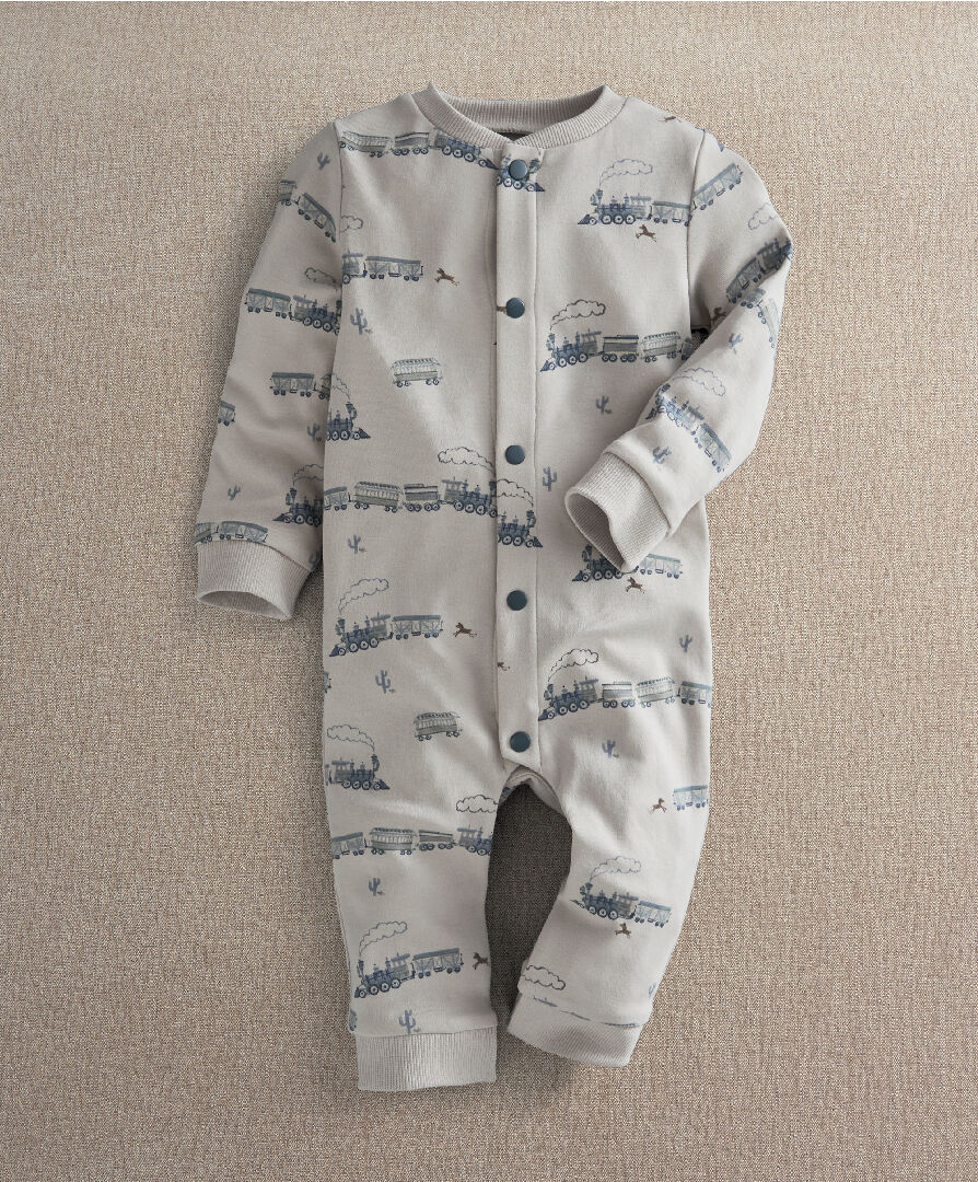 Train Print Romper image number 2
