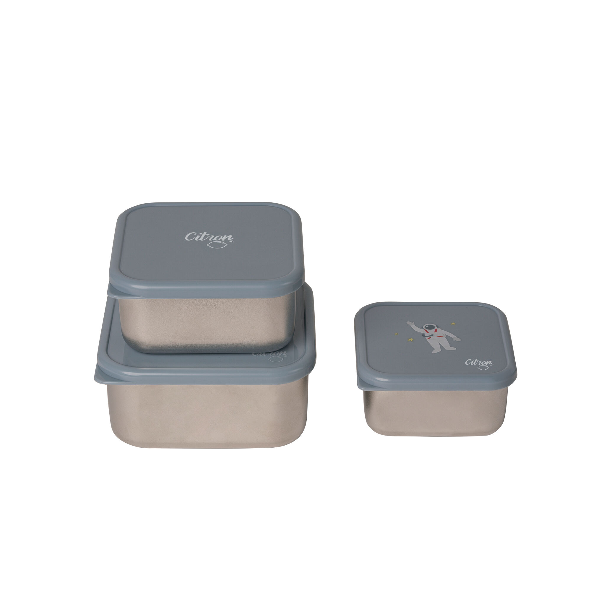 صندوق غداء سيترون قابل للتكديس ستانلس ستيل image number 2