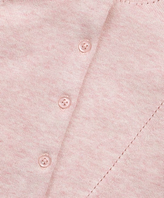 Pink Knit Cardigan image number 3