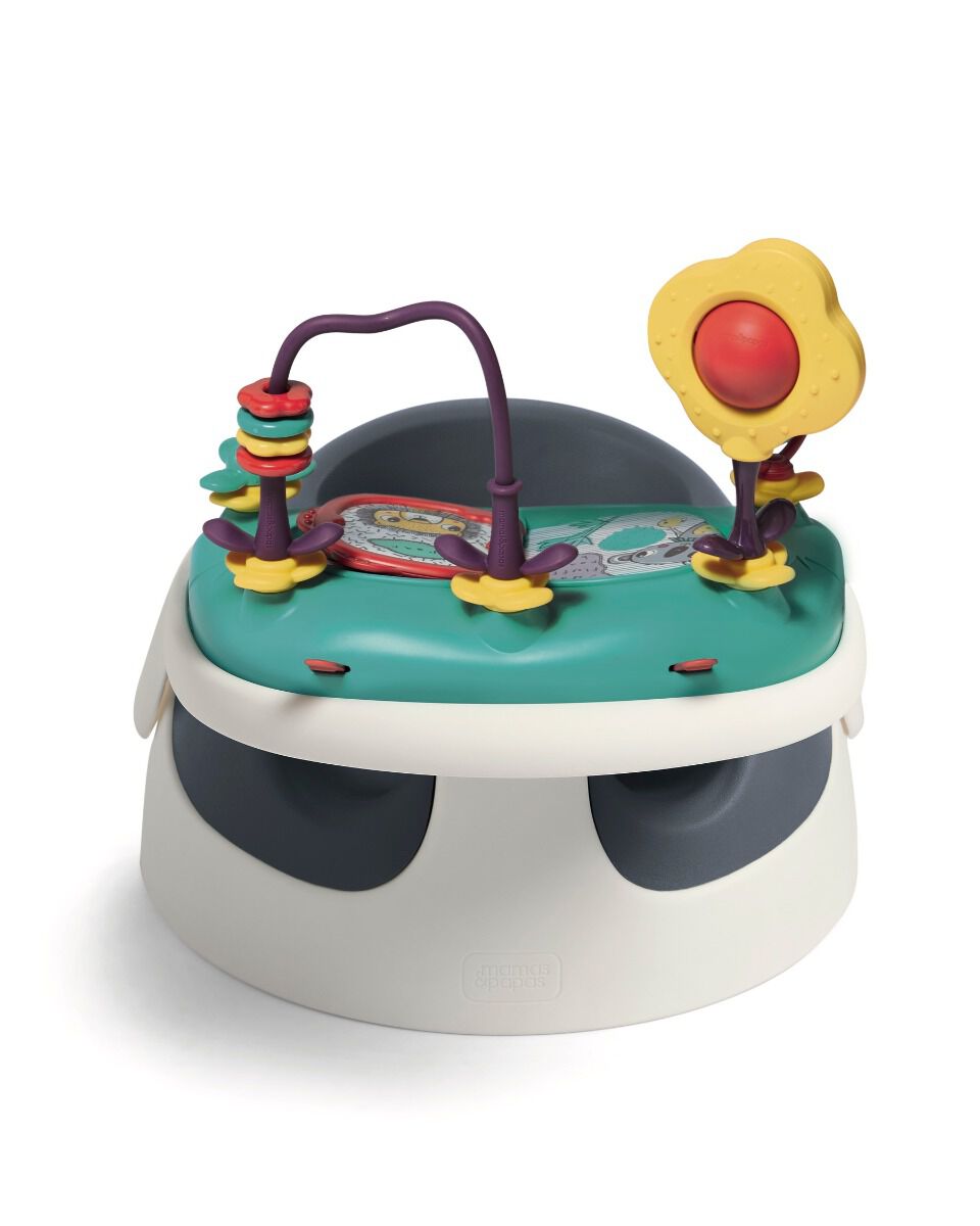 كرسي أطفال بيبي سناغ بصينية ألعاب - كحلي image number 1