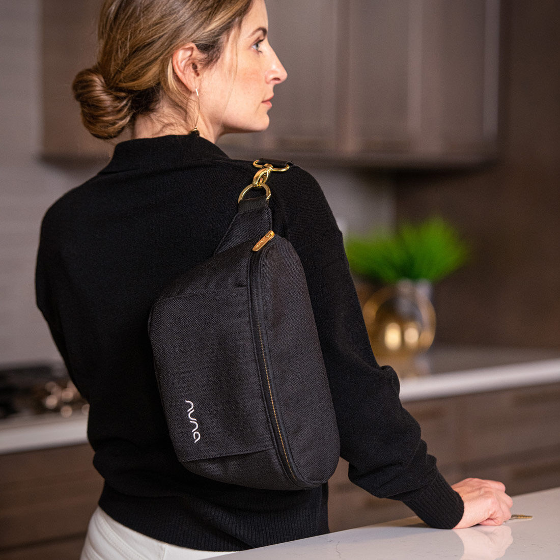 حقيبة نونا سلينغ &ndash; كافيار image number 4