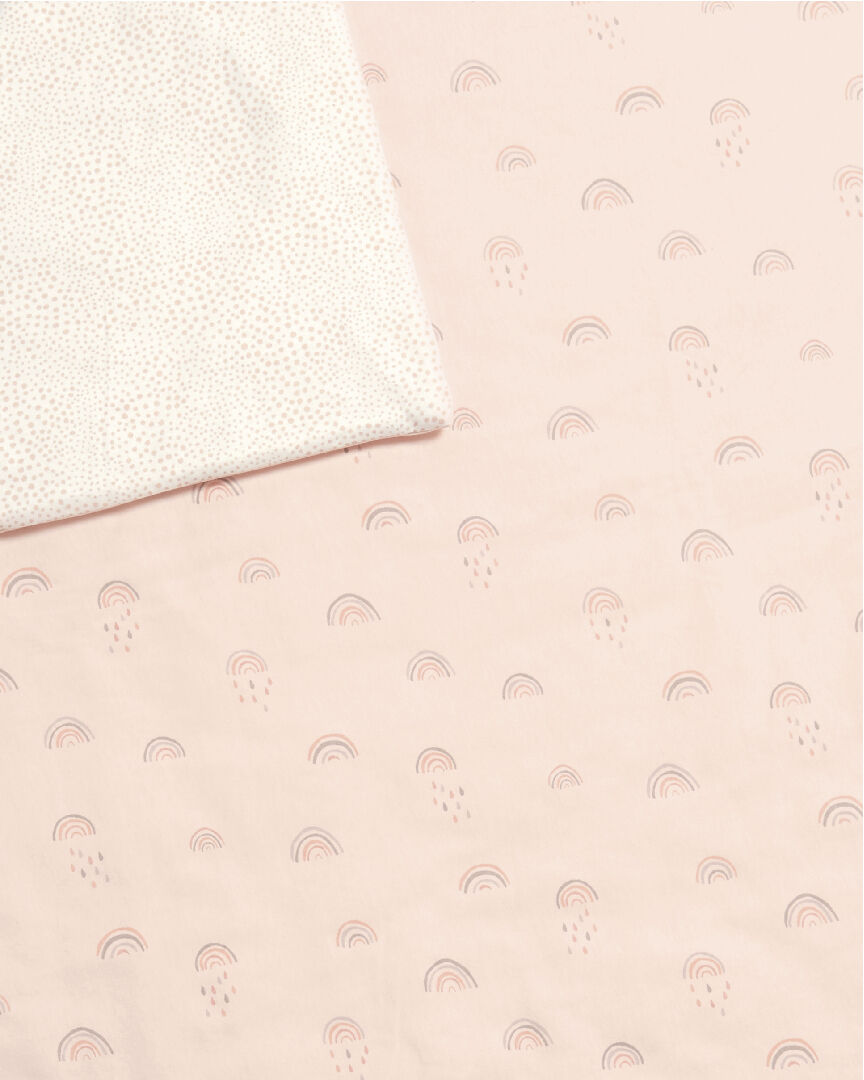 لحاف بنقشة قوس قزح image number 3