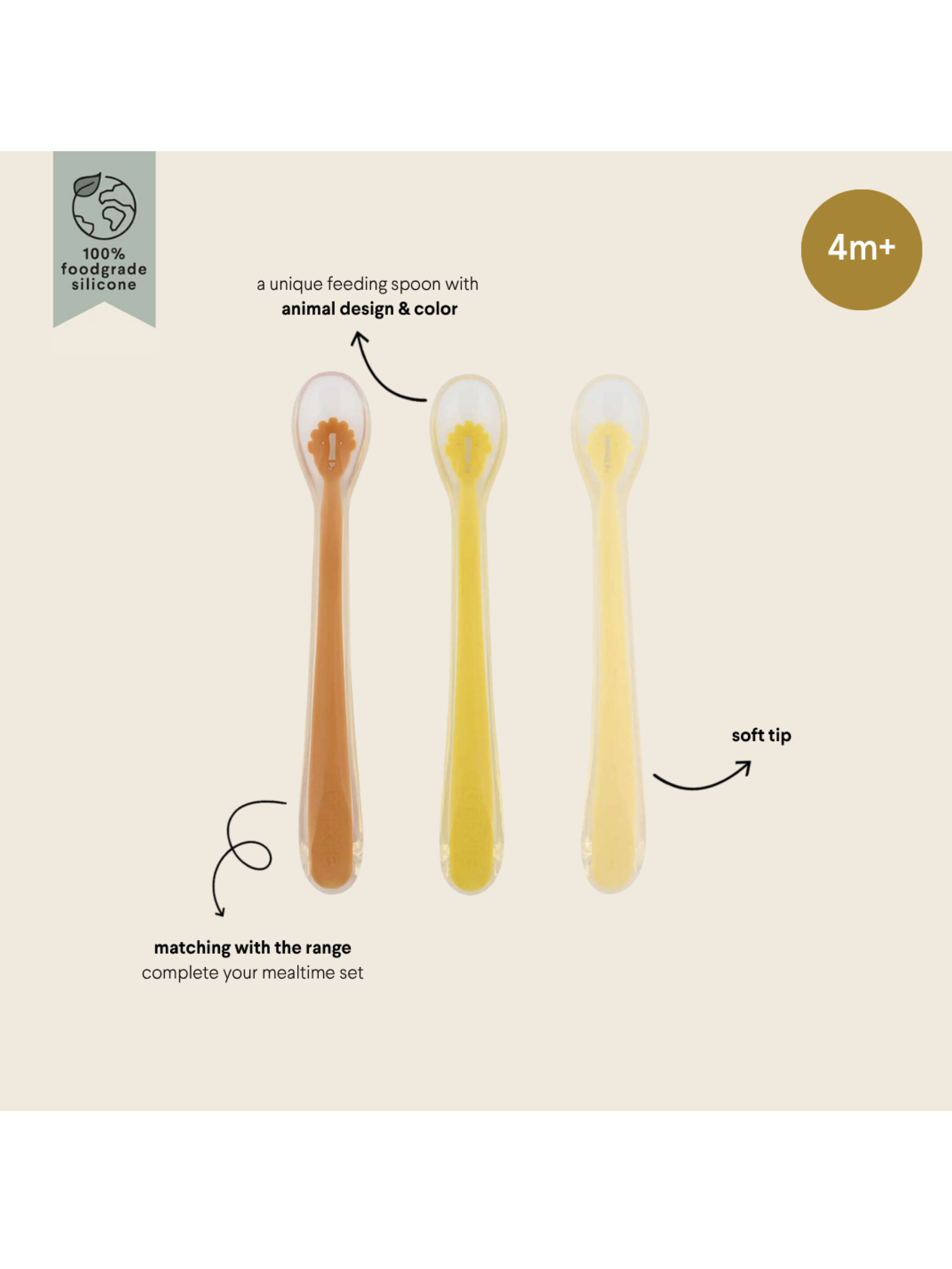 Trixie Feeding Spoon - Pack of 3 - Mr. Lion image number 1