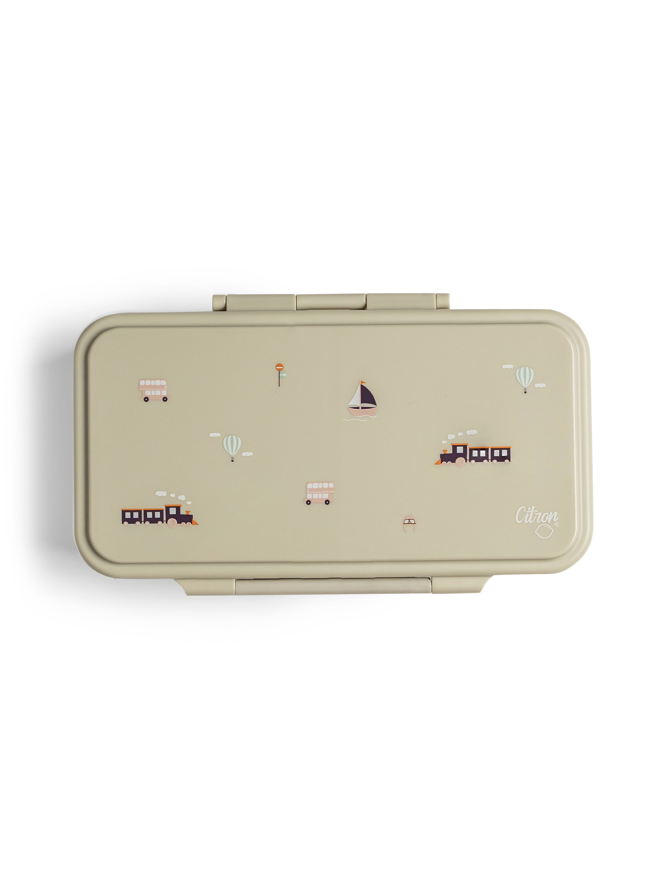 صندوق غداء مستطيل بنقشة مركبات من سيترون image number 1
