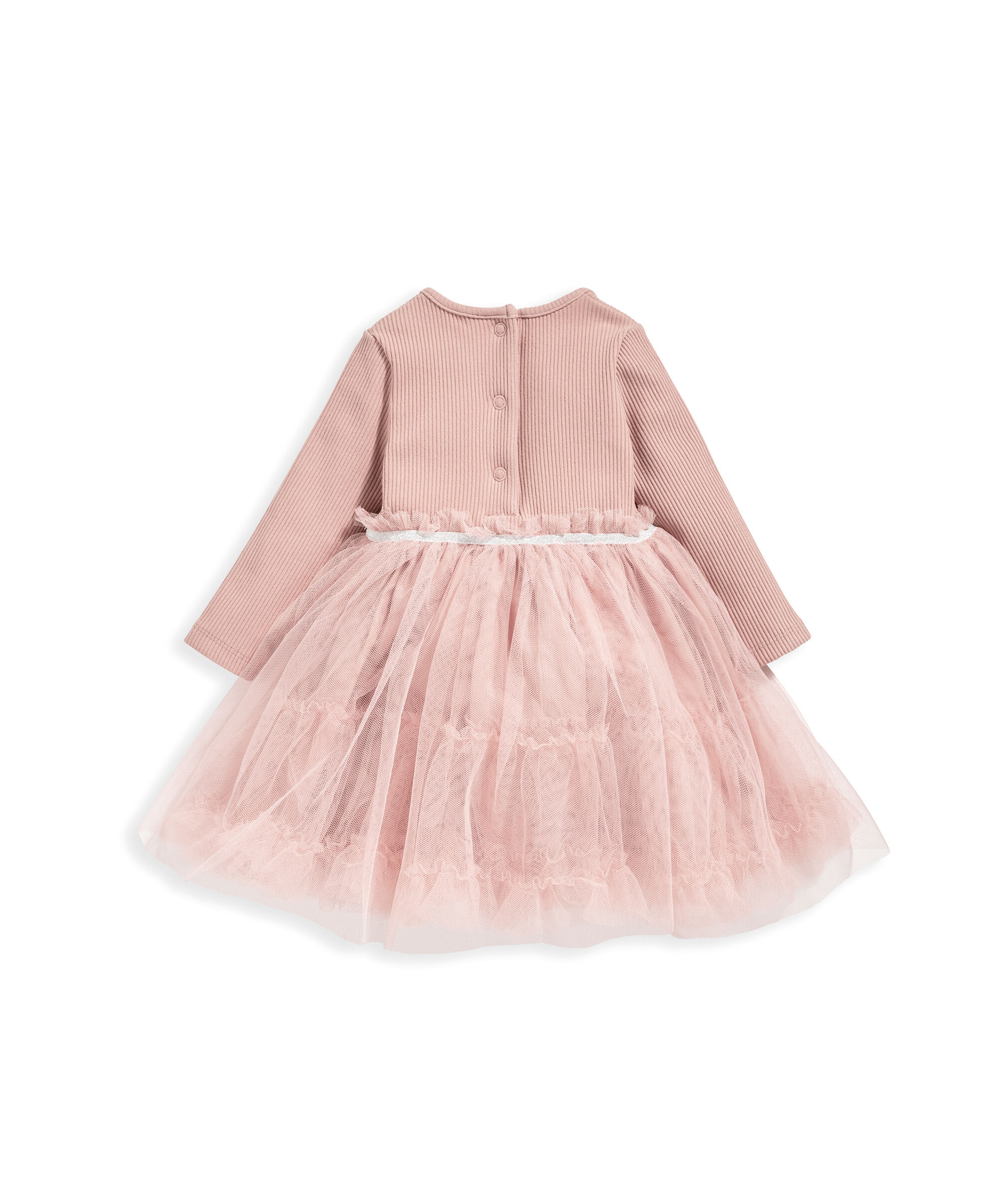 فستان بتصميم ملفوف - وردي image number 3