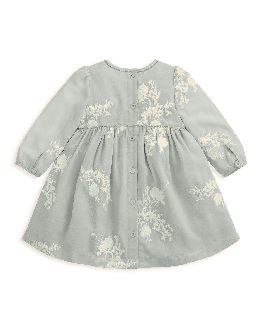 فستان مطرز بأكمام طويلة image number 3