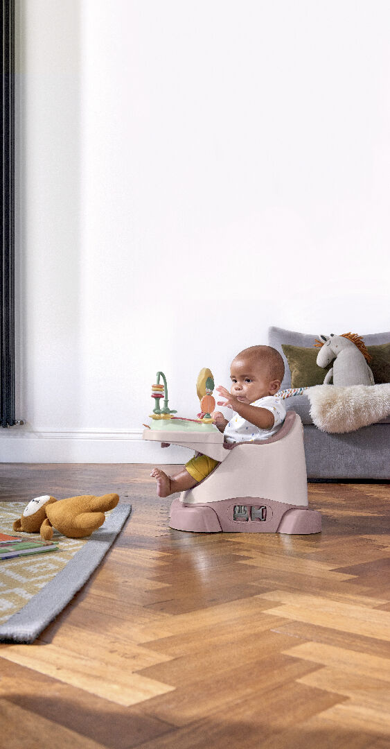 مقعد باغ داعم وأرضي 3 في 1 بصينية ألعاب - بلوسوم image number 6