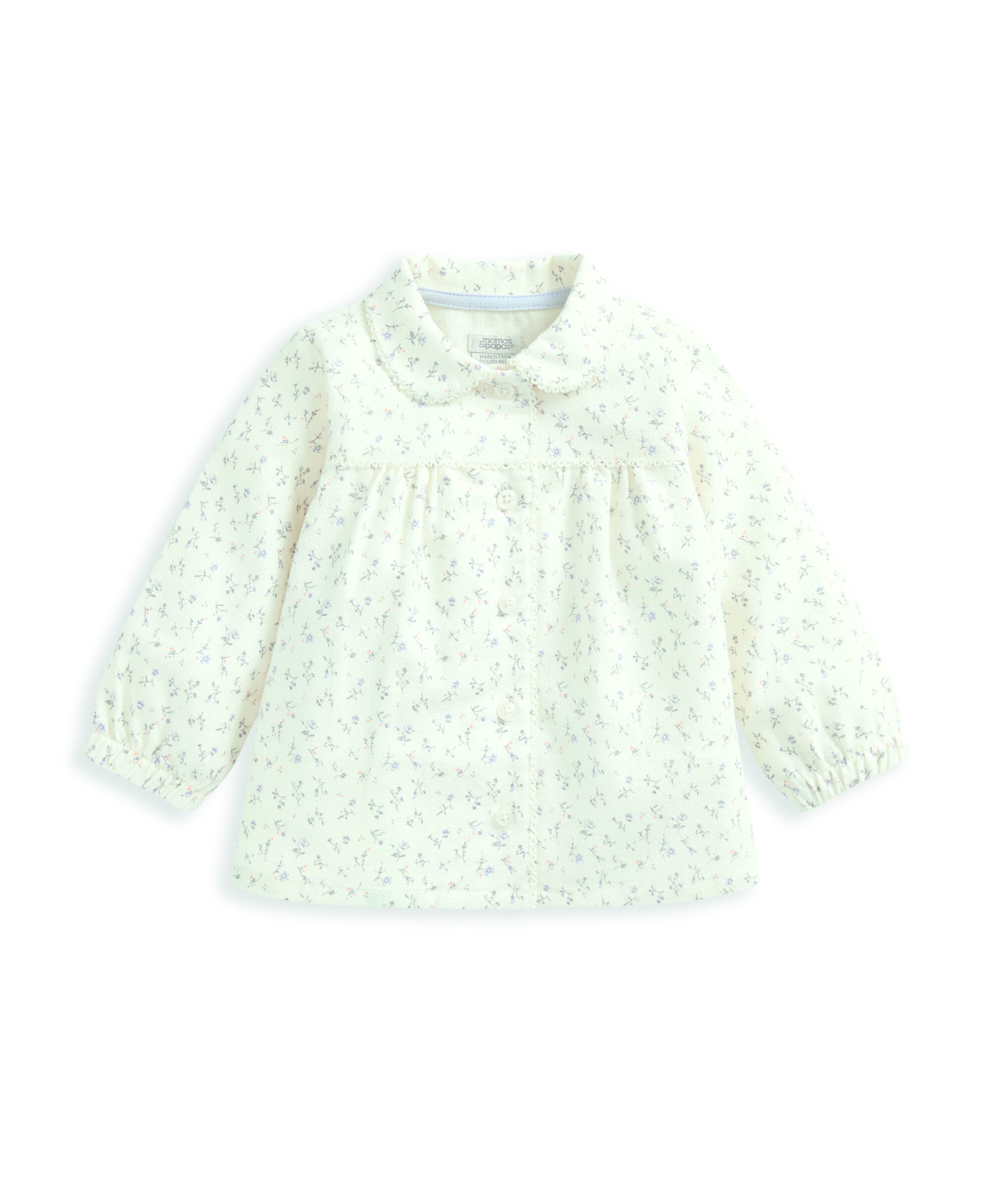 بيجاما منسوجة بنقشة زهور أقحوان image number 3