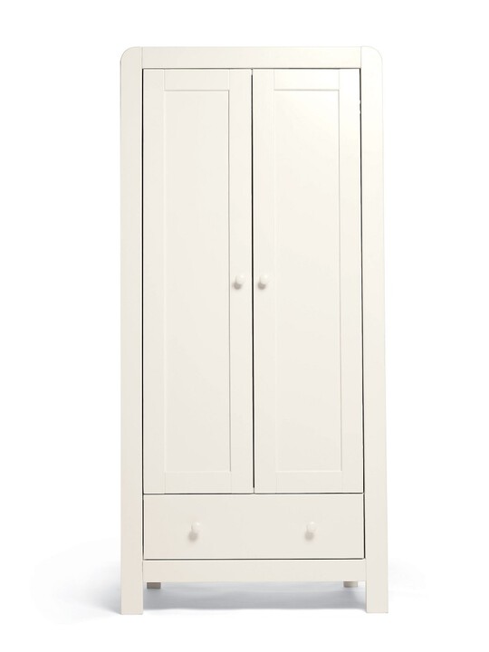 خزانة ملابس دوفر لغرفة الأطفال ببابين - أبيض image number 1