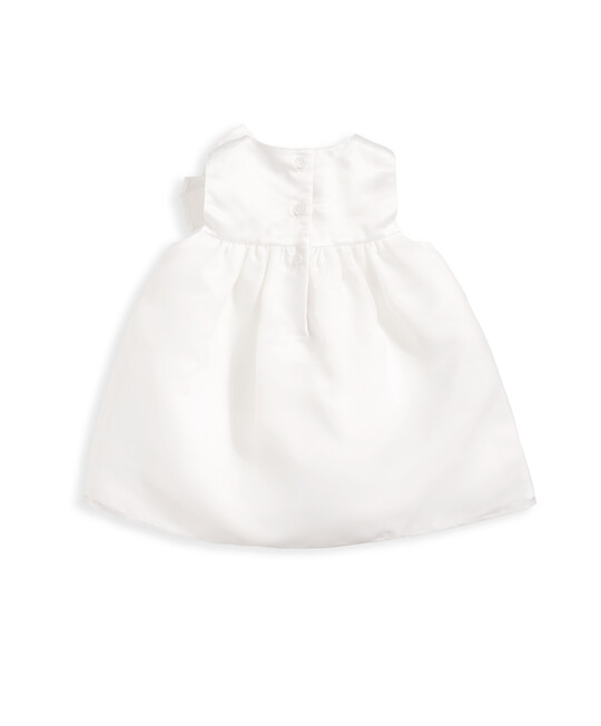 WHITE ORGANZA BOW DRS image number 3