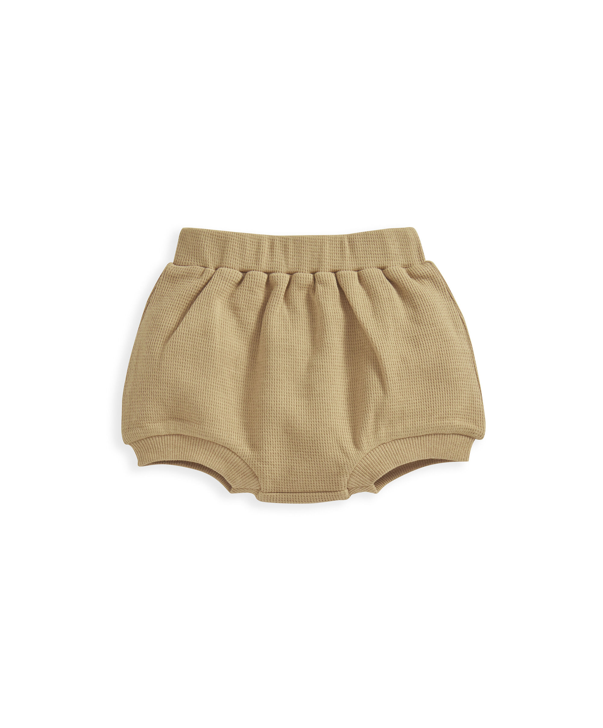 طقم من نسيج متشابك بارز الملمس بلون بيج - قطعتان image number 5