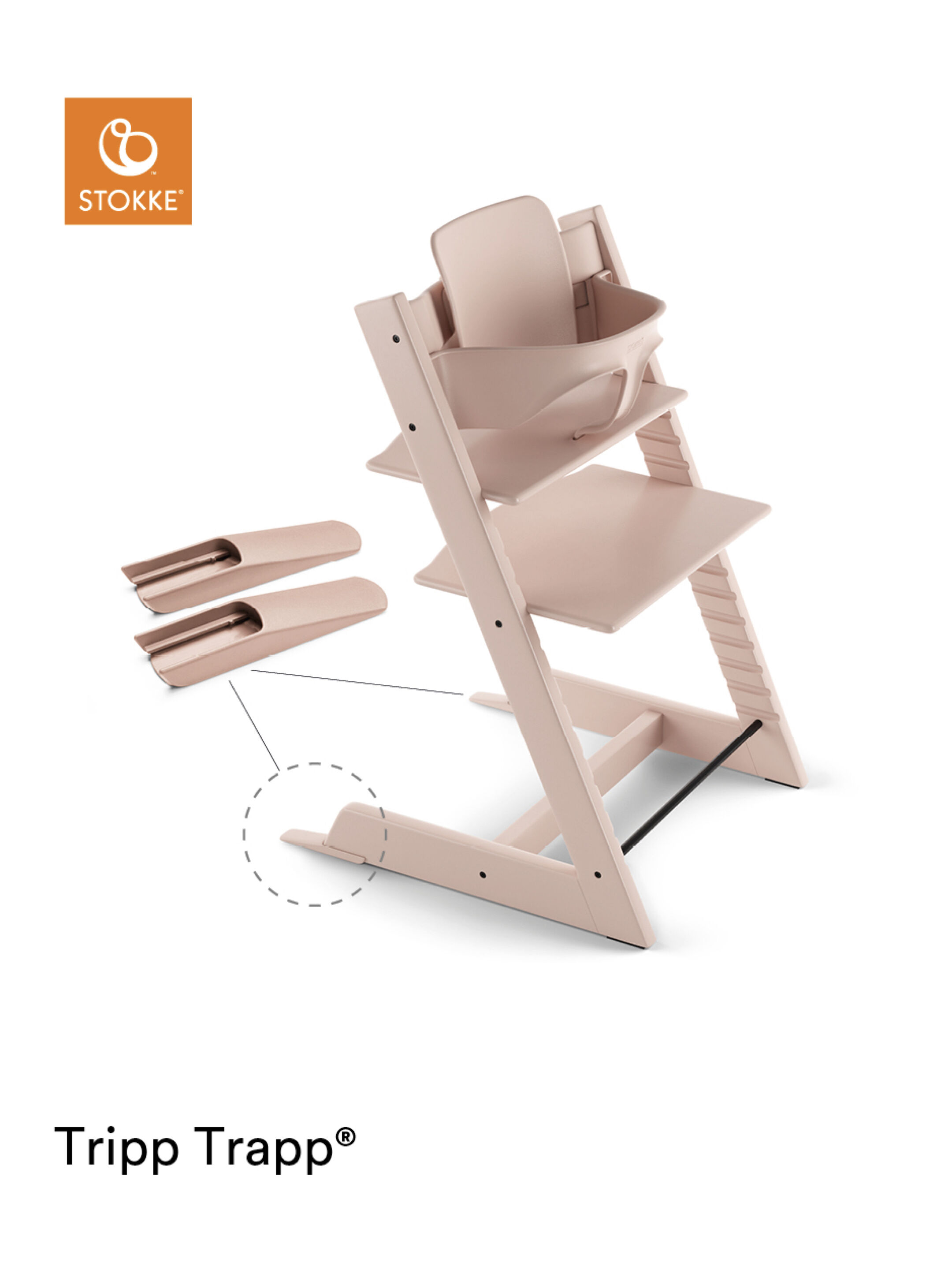 مجموعة الرضع تريب تراب من ستوك - وردي image number 4