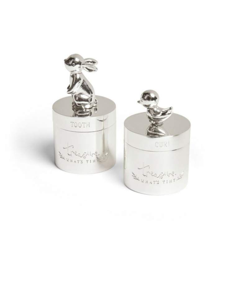 هدية أول سن وأول خصلة شعر من مجموعة فور ايفر تريجرد - فضي image number 1