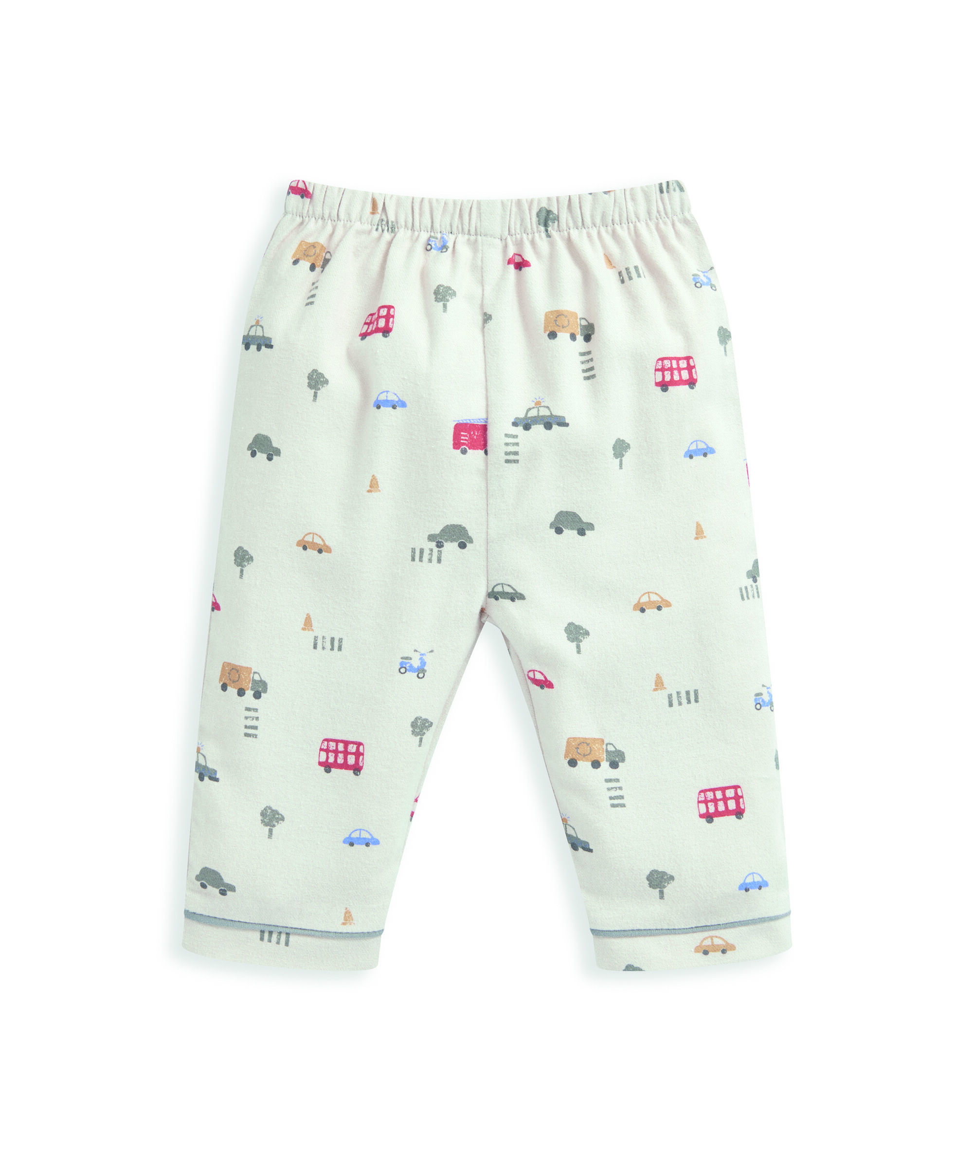 بيجاما منسوجة بنقشة وسائل مواصلات image number 4