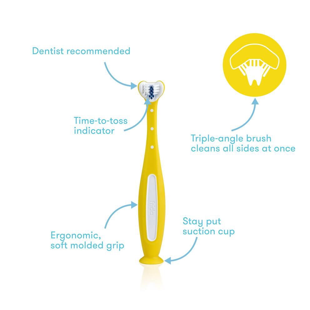 فرشاة توث هاجر سمايل فريدا - أصفر image number 2