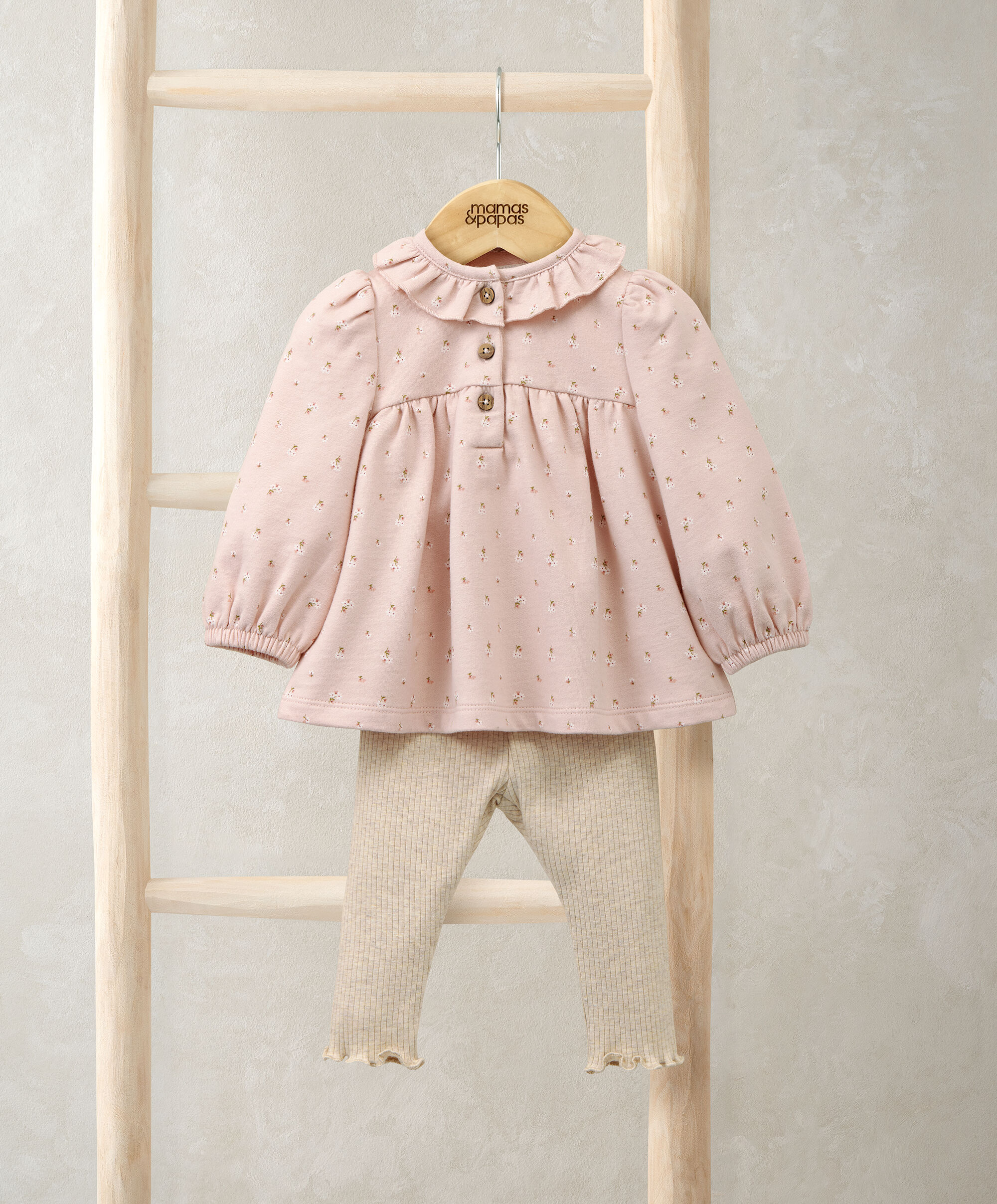 طقم بلوزة ولغينغز، قطعتين image number 1