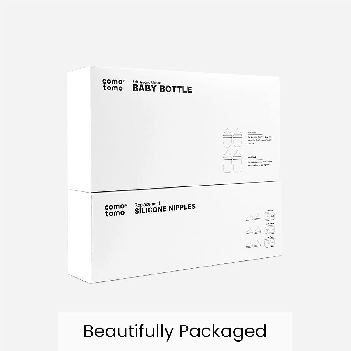 مجموعة زجاجات رضاعة كوموتومو بلون وردي للرضع image number 8