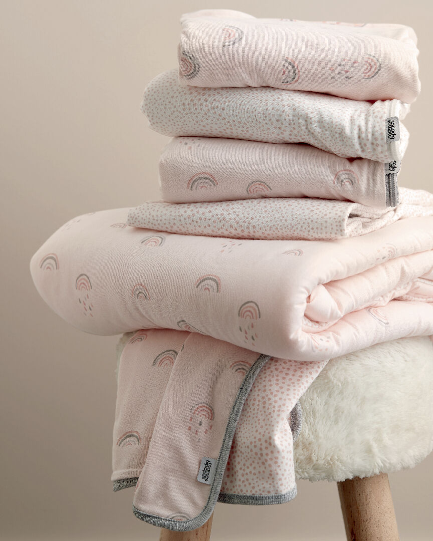 لحاف بنقشة قوس قزح image number 4