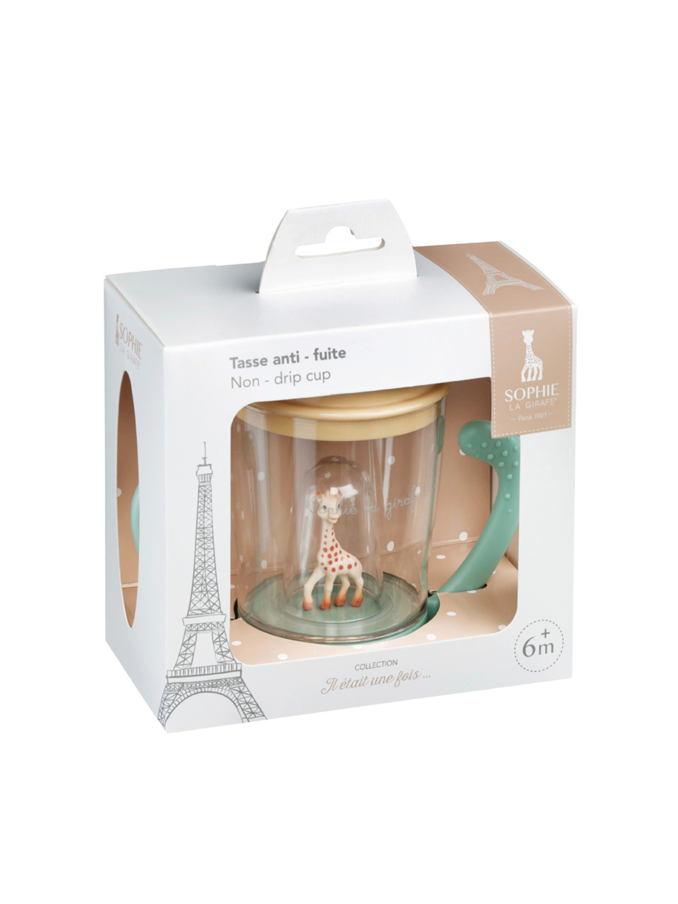 كوب مانع للانسكاب بتصيم زرافة إل ايتيه اون فوا من صوفي لا جيراف image number 2