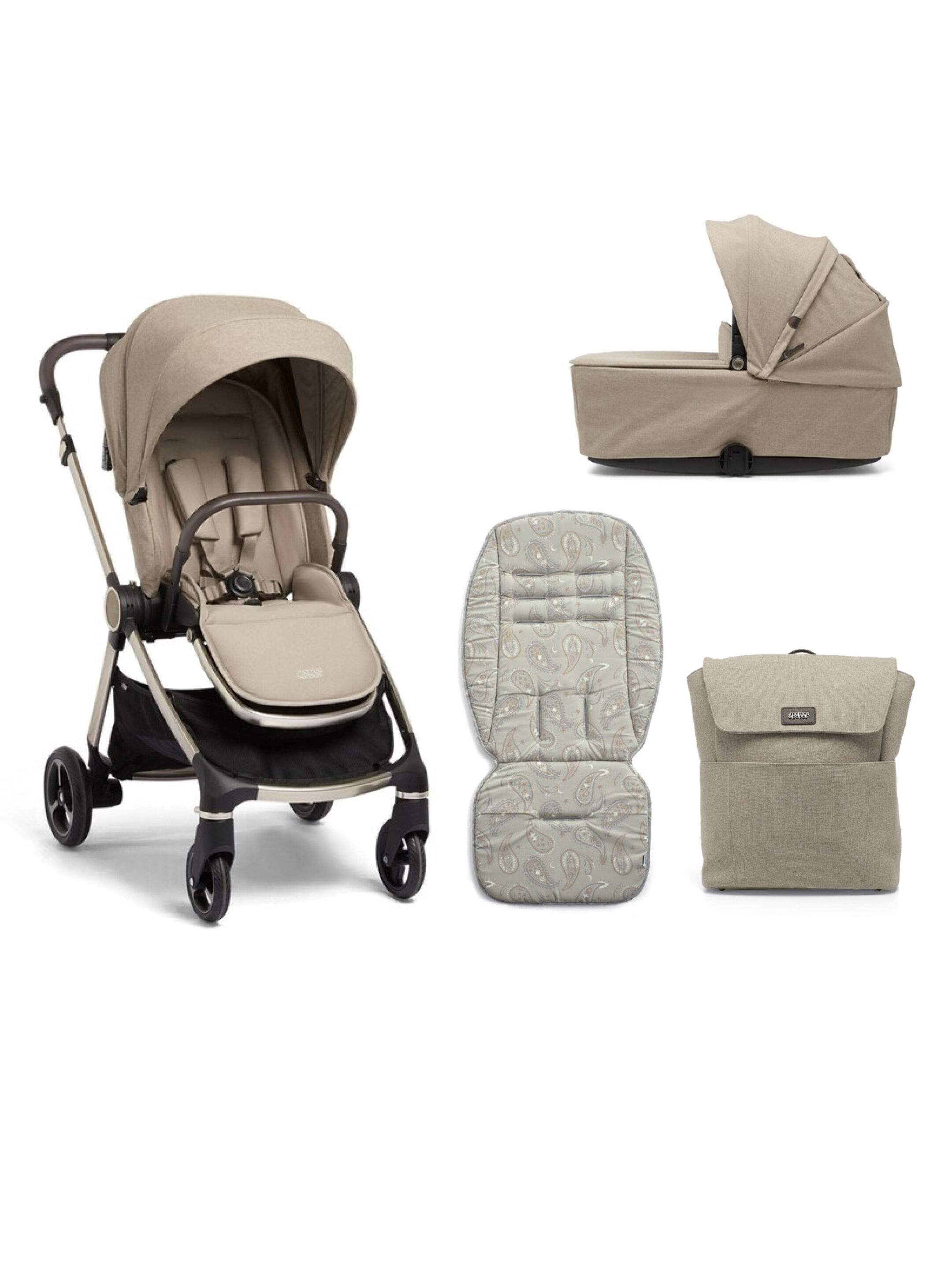 مجموعة مستلزمات سترادا وحقيبة تغيير بيبل - 4 قطع image number 1