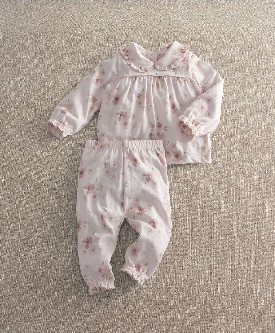 Jersey Watercolour Floral PJs