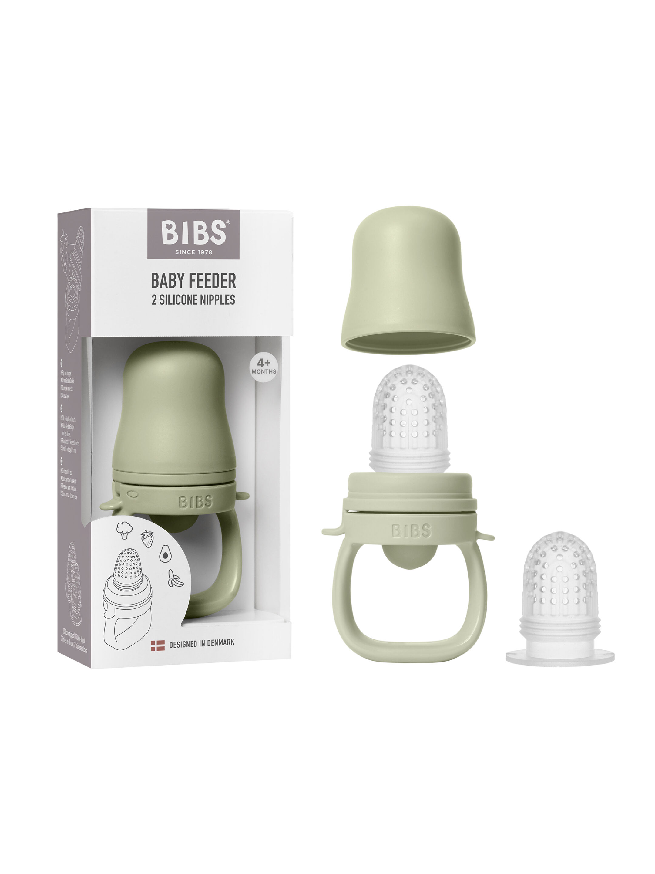 BIBS Baby Feeder with 2 Nipples Sage image number 7