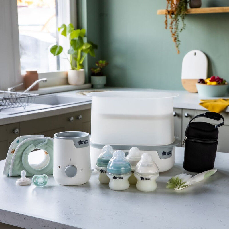 مجموعة رضاعة كاملة كلوزر تو نيتشر من تومي تيببي - أبيض image number 3