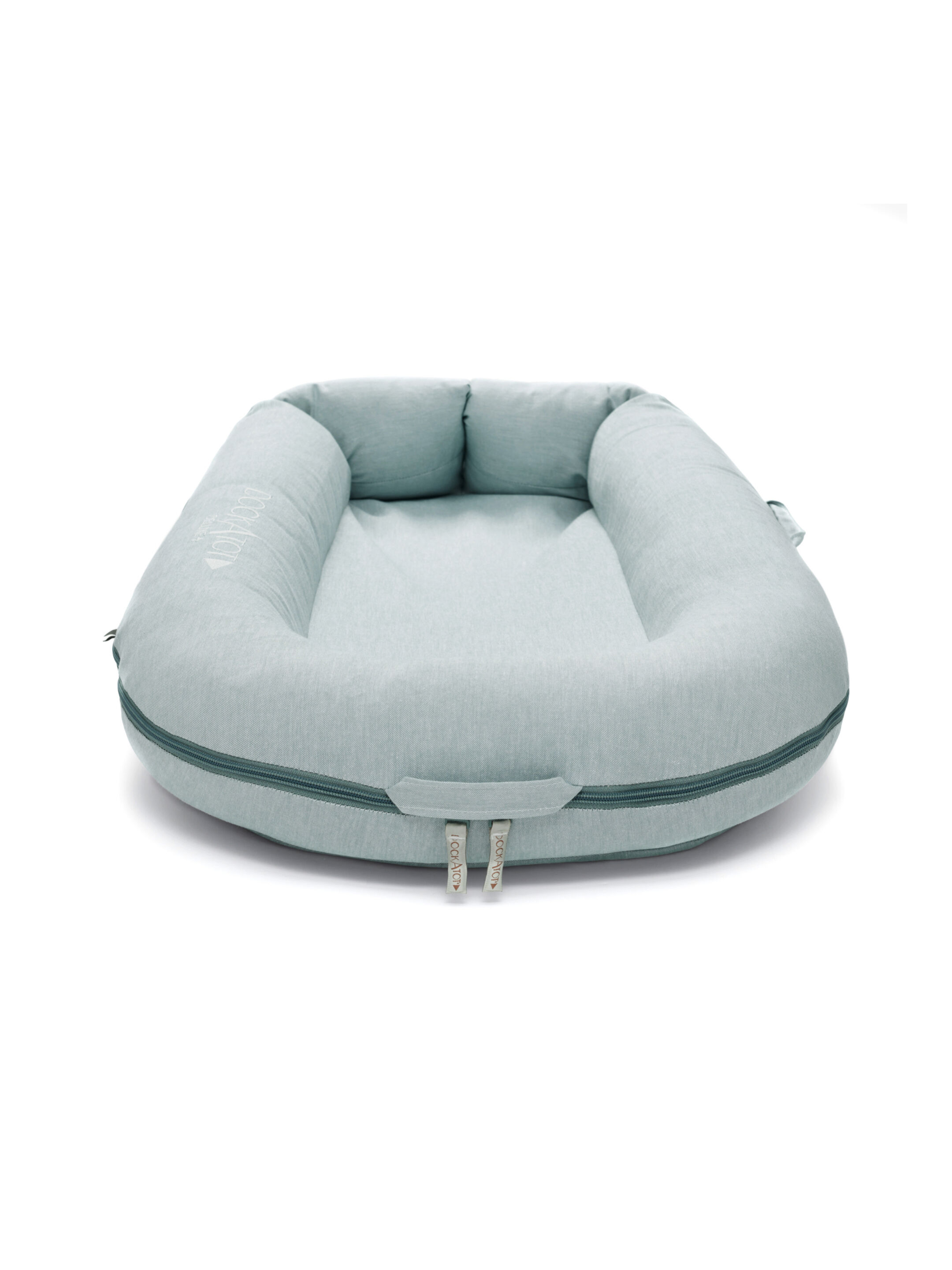 مهد ديلوكس+ لحديثي الولادة من دوك ايه توت - أزرق شامبراي image number 1