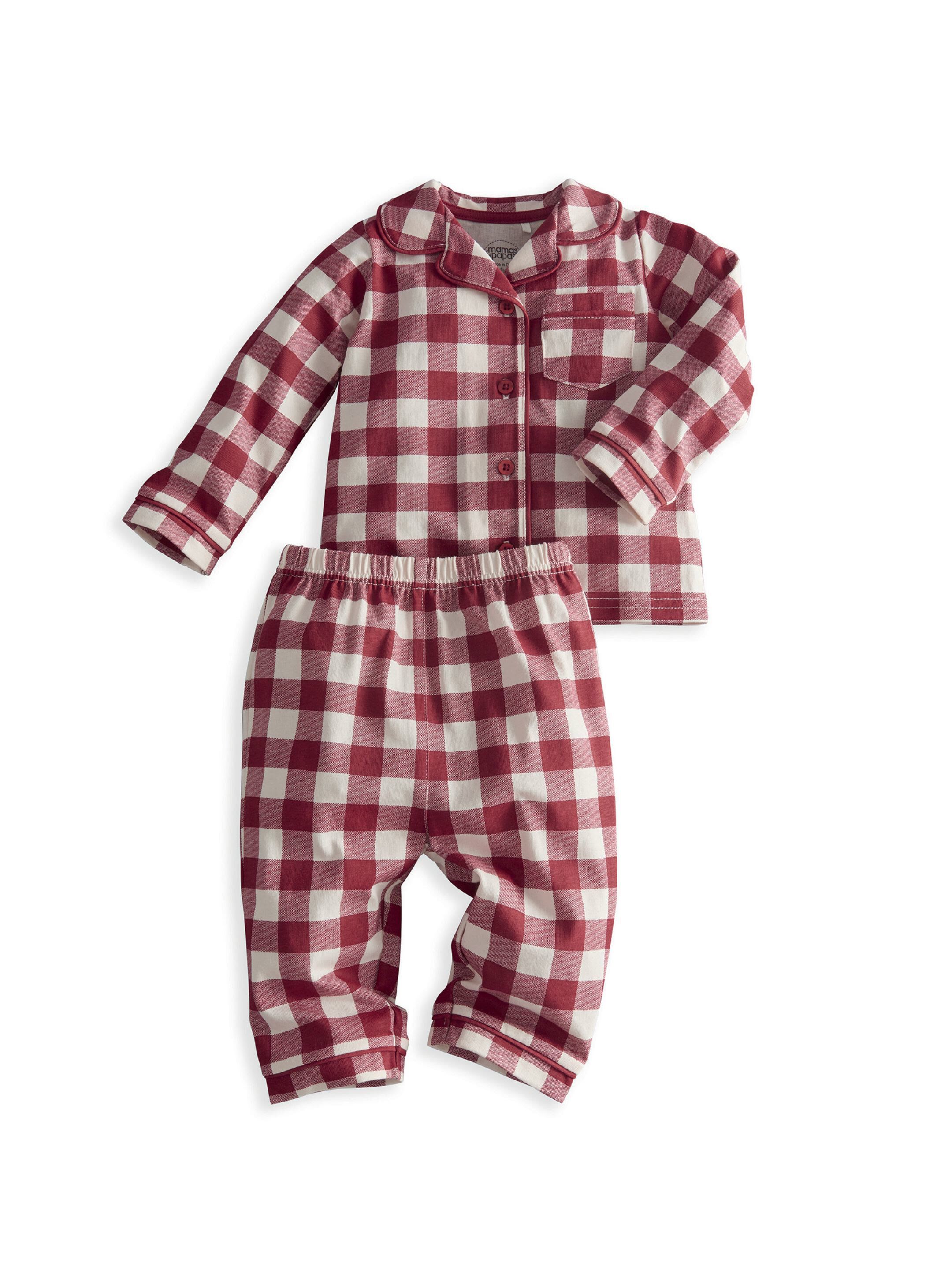 Large Gingham Check Pyjamas image number 3