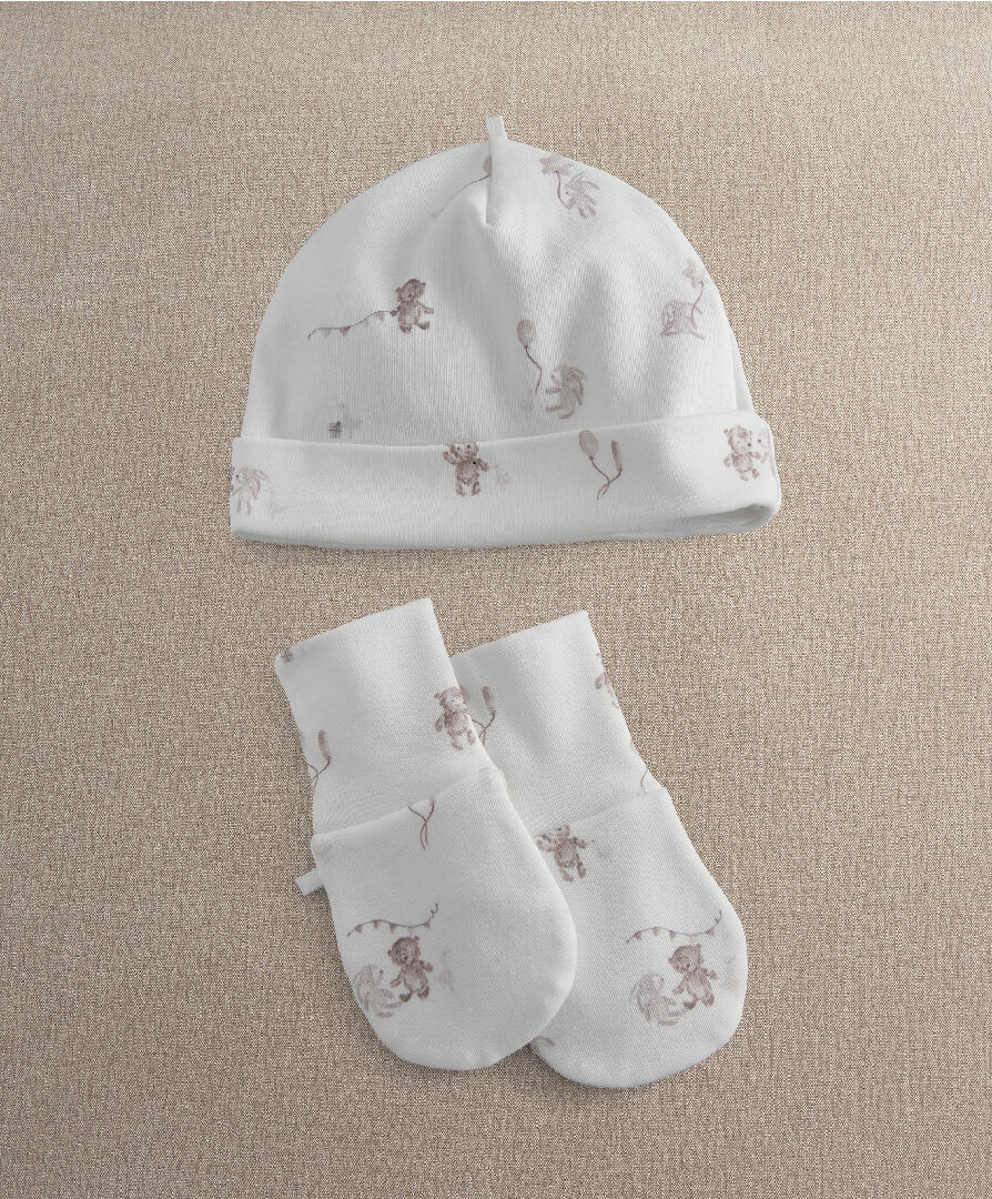Celebration Print Hat & Mitts
