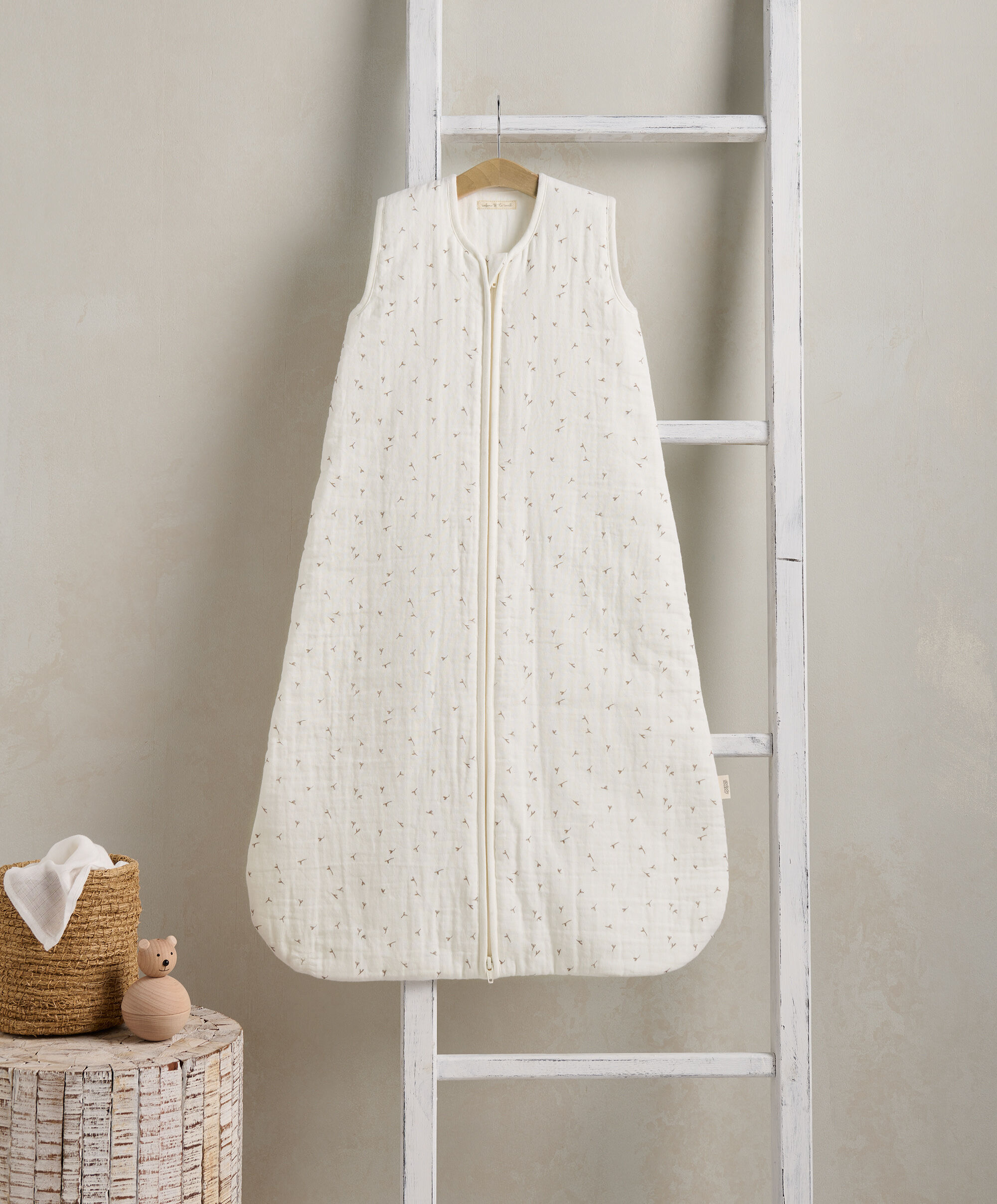 كيس نوم دريم بود موسلين للأطفال من 6 إلى 18 شهرًا بمعدل دفء 2.5 - نقشة بذور image number 1