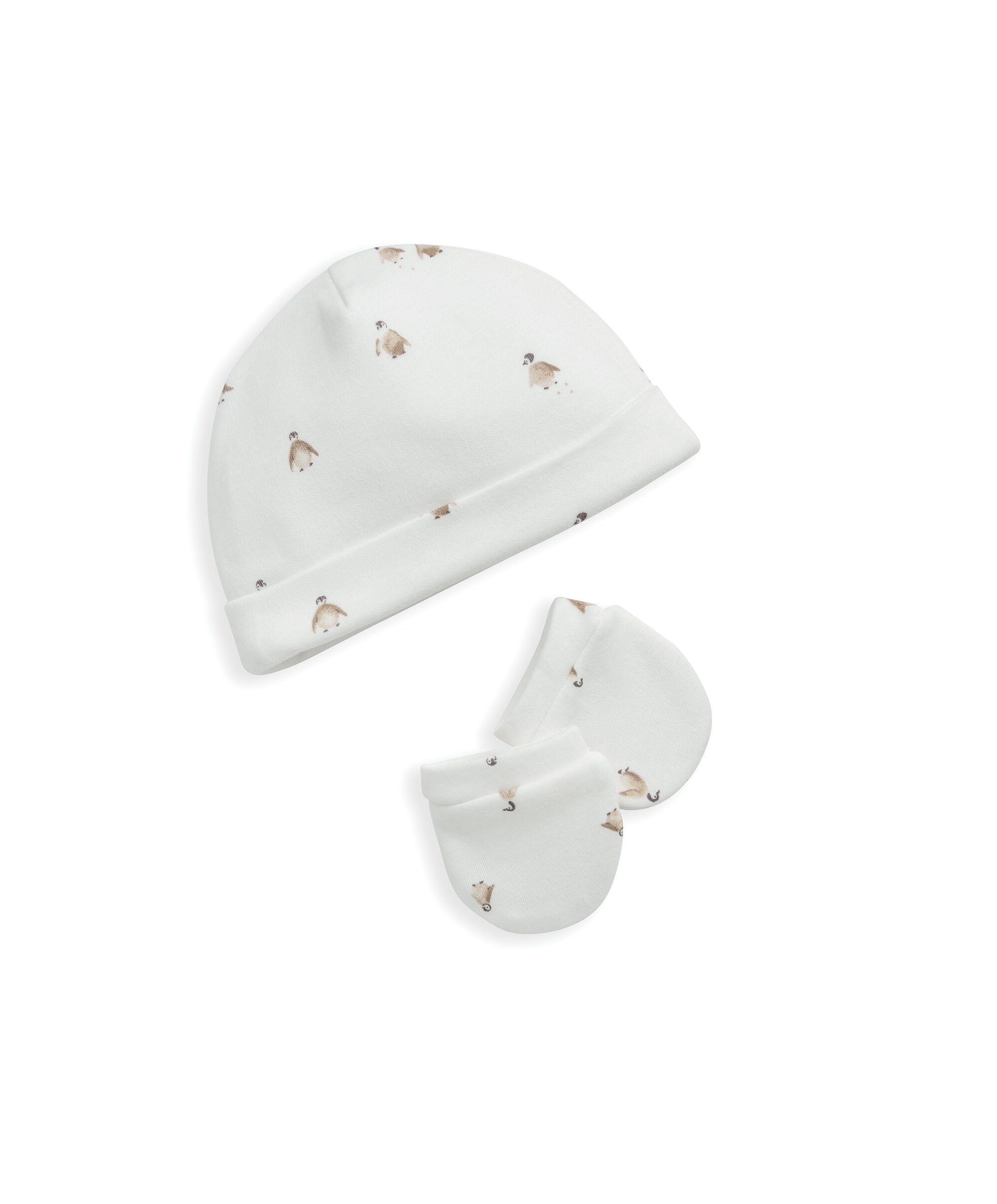 طقم قبعة وقفازات ويلكم تو ذا وورلد للرضع image number 2