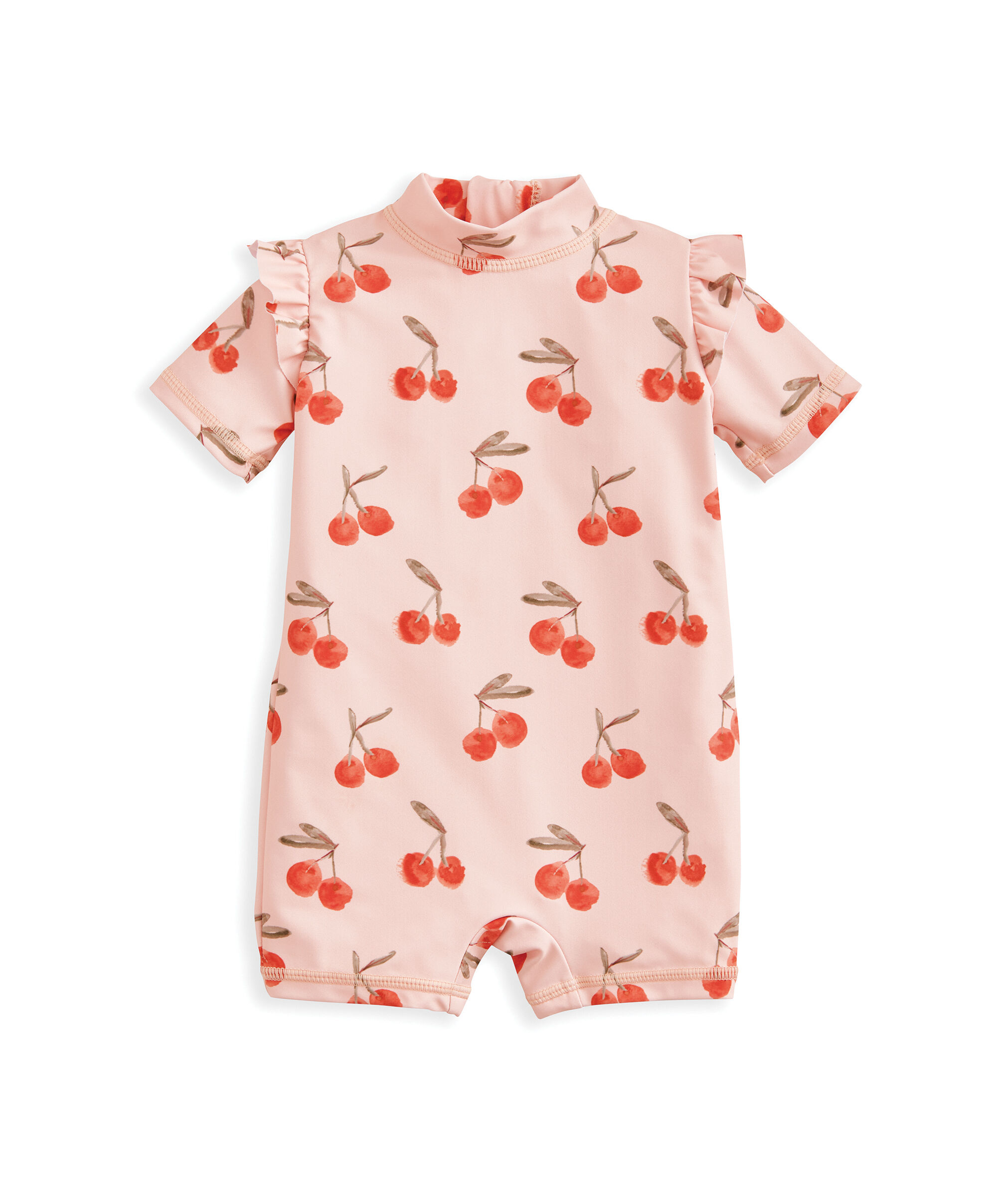 بدلة سباحة بنقشة كرز بالكامل image number 2