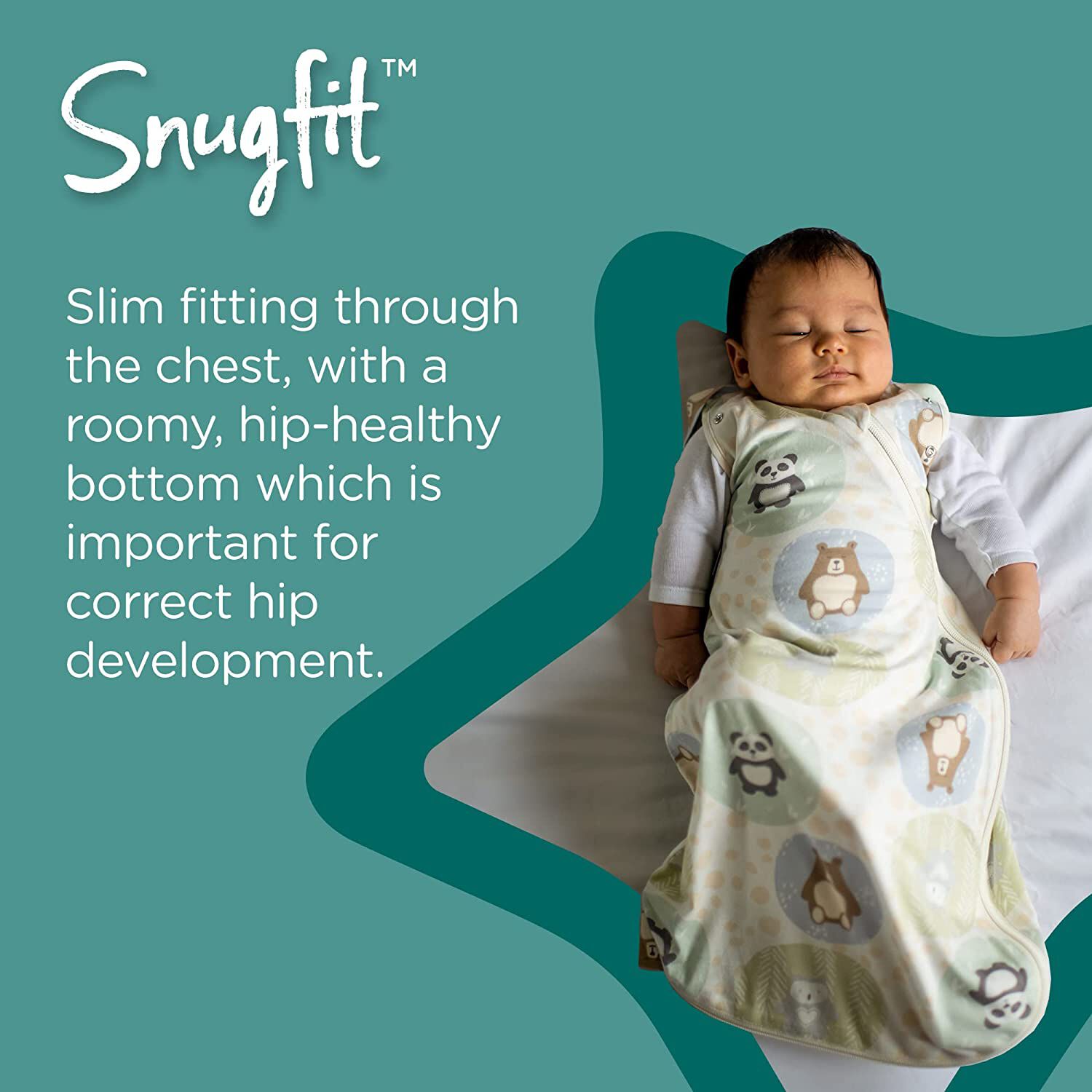 كيس نوم ملفوف بمعدل دفء 1 للأطفال بعمر 3-6 شهور من تومي تيبي - نقشة جرو والأصدقاء image number 4