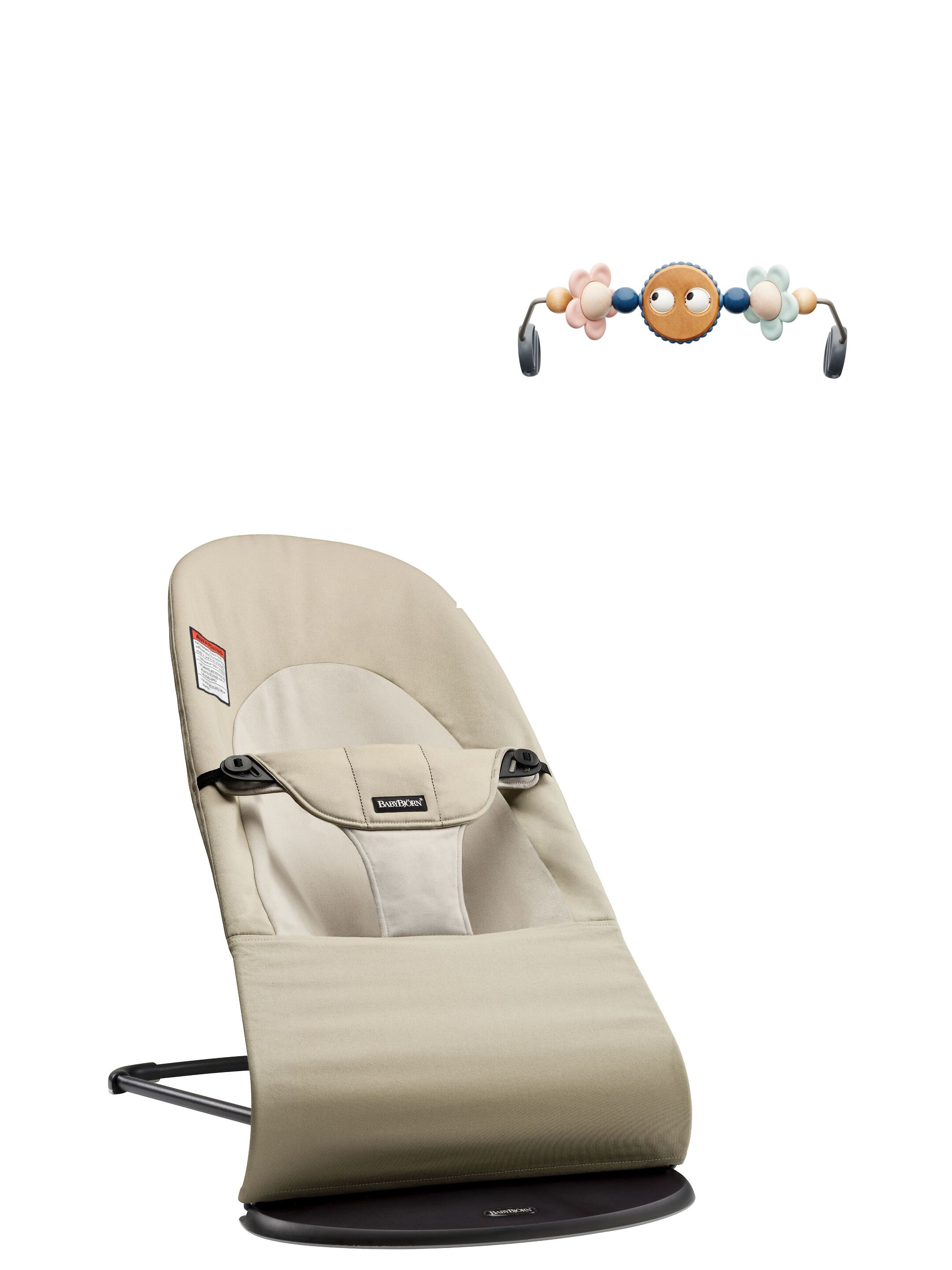 مجموعة كرسي هزاز بيبي بيورن ولعبة، قطعتين