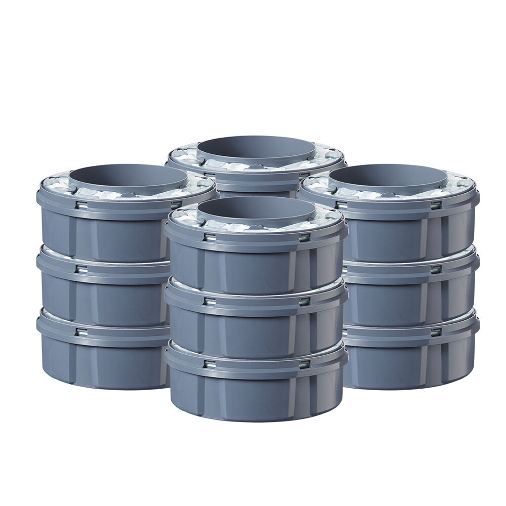 لفافات أكياس سلة الحفاضات المستعملة بتقنية Sangenic من تومي تيببي، 12 قطعة image number 3