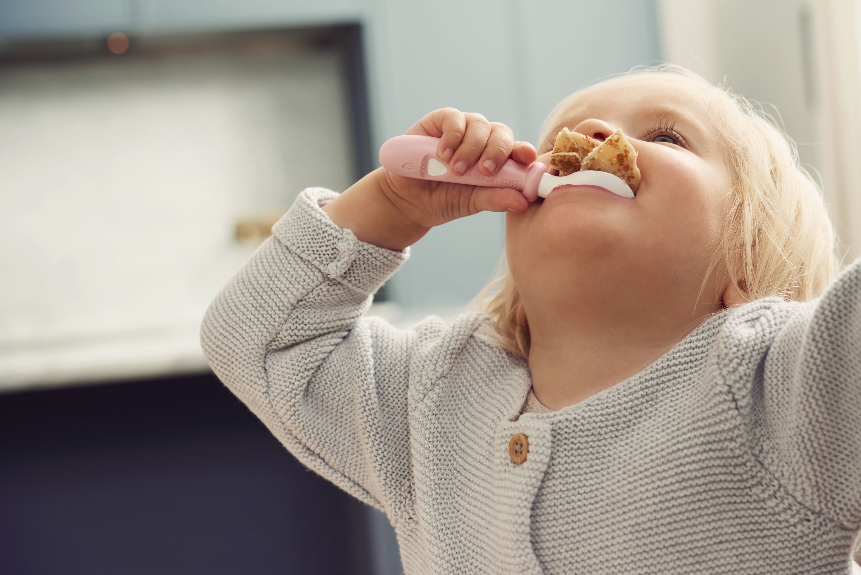 طقم ملاعق وشوك للأطفال من بيبي بيورن - 4قطع image number 3