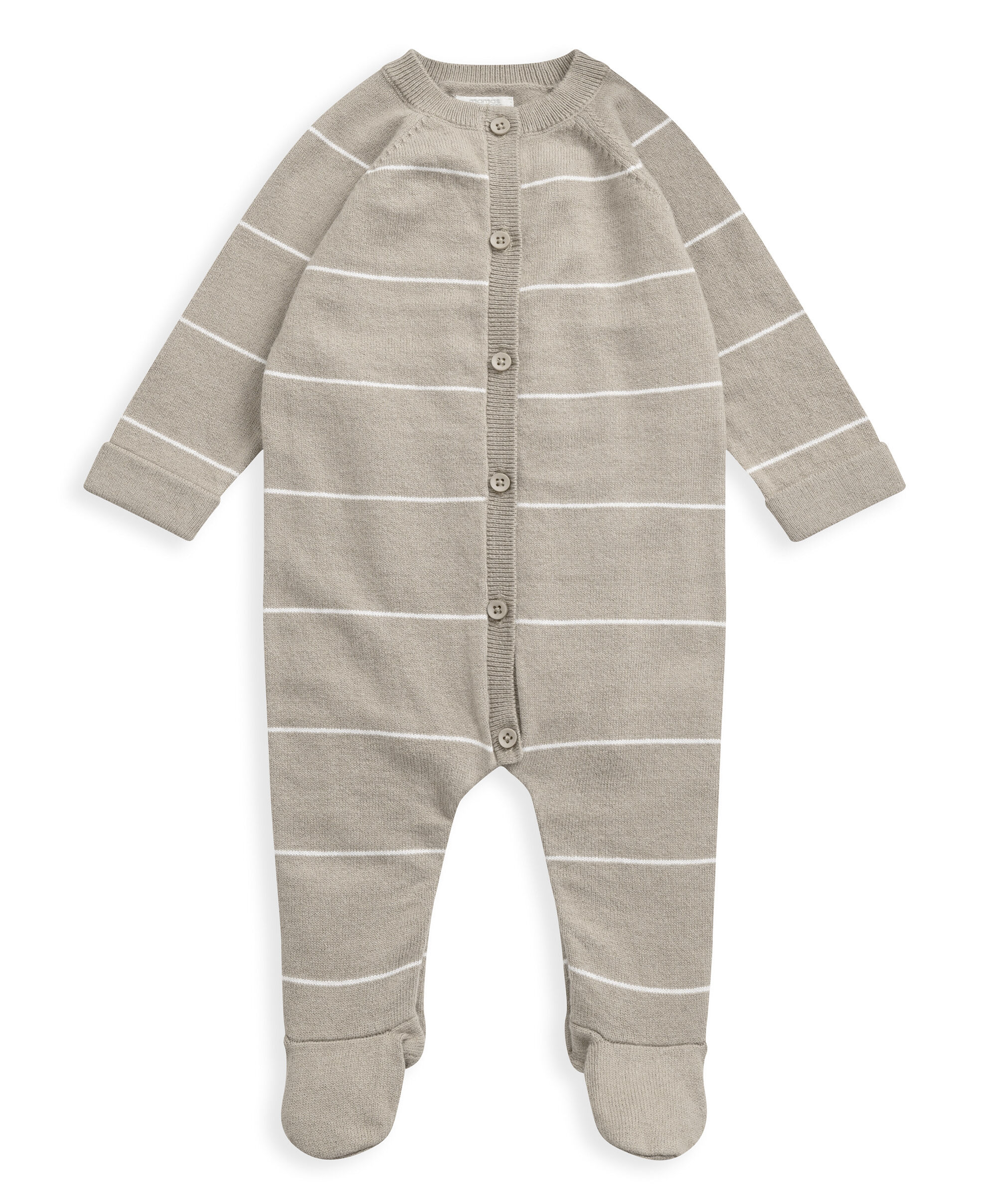 لباس الكل في واحد منسوج بتصميم ملفوف ومخطط بالكامل image number 2