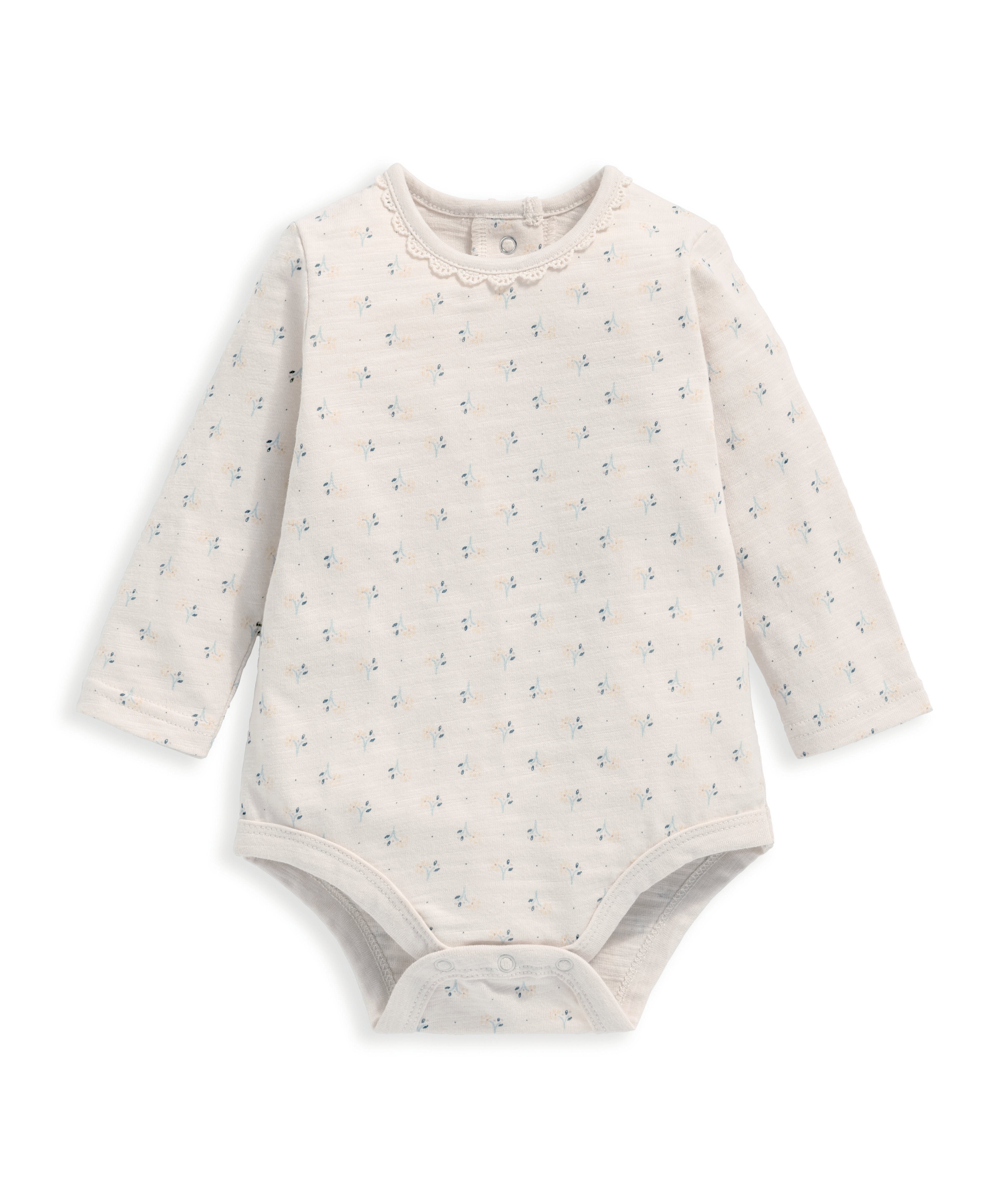 لباس قطعة واحدة جيرسيه ناعم بنقشة بالكامل image number 2