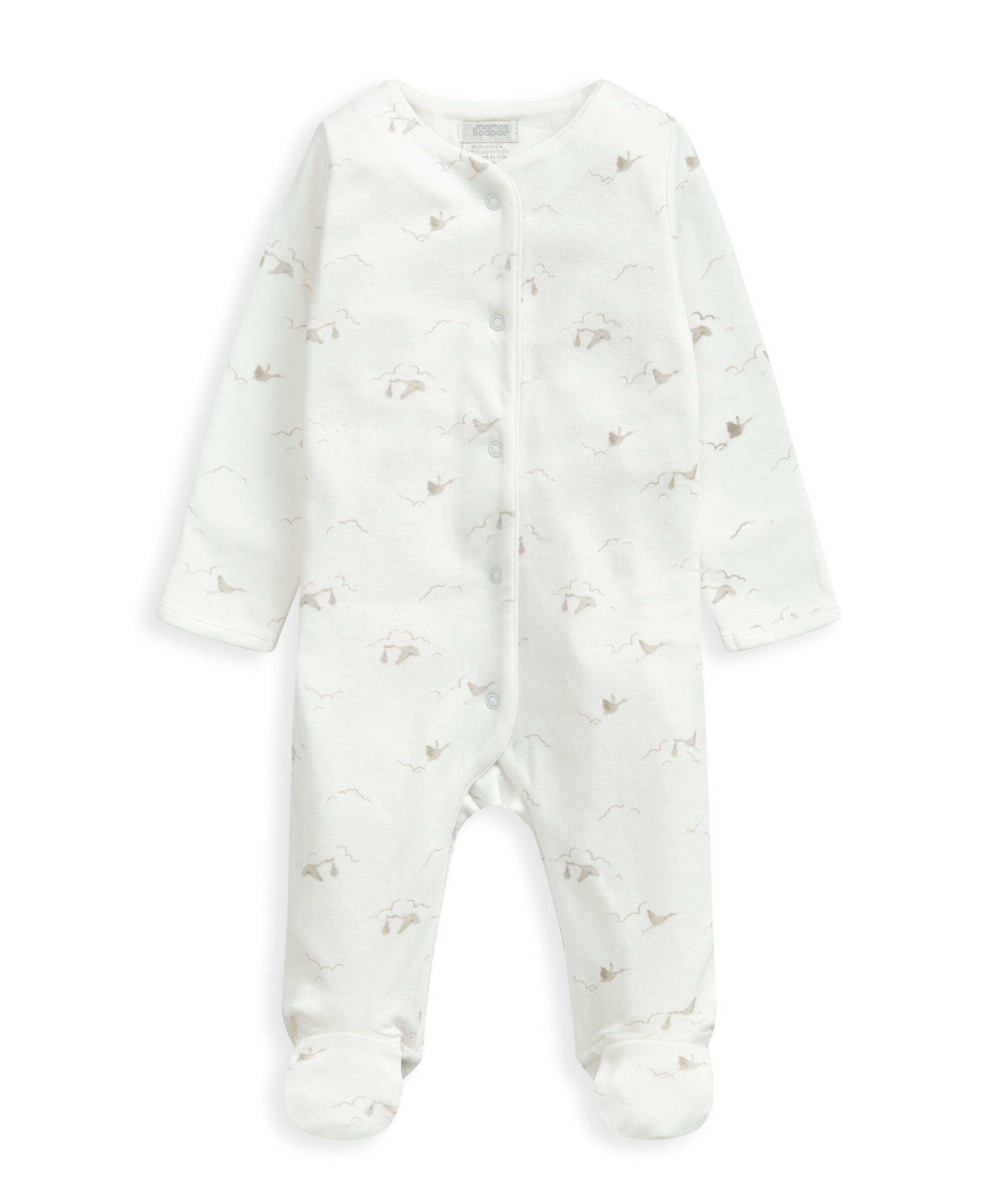 طقم ملابس حديثي الولادة بنقشة لقلق - 5 قطع image number 3