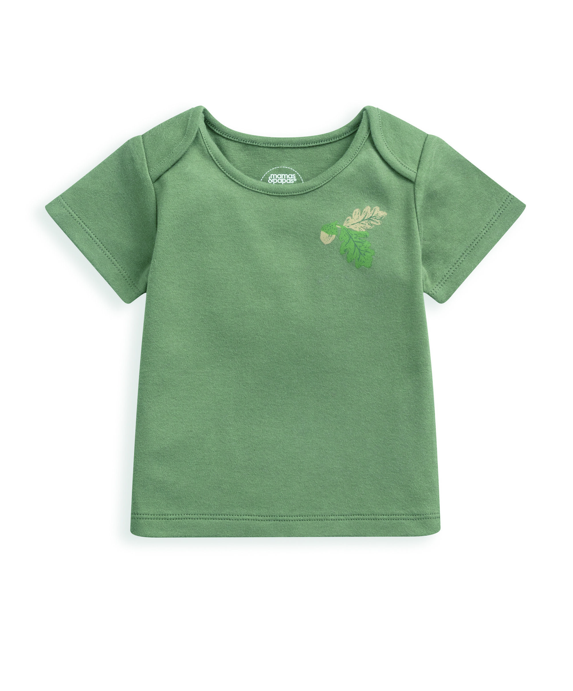 طقم بيجاما جيرسيه بطبعة أوراق شجر - قطعتان image number 6