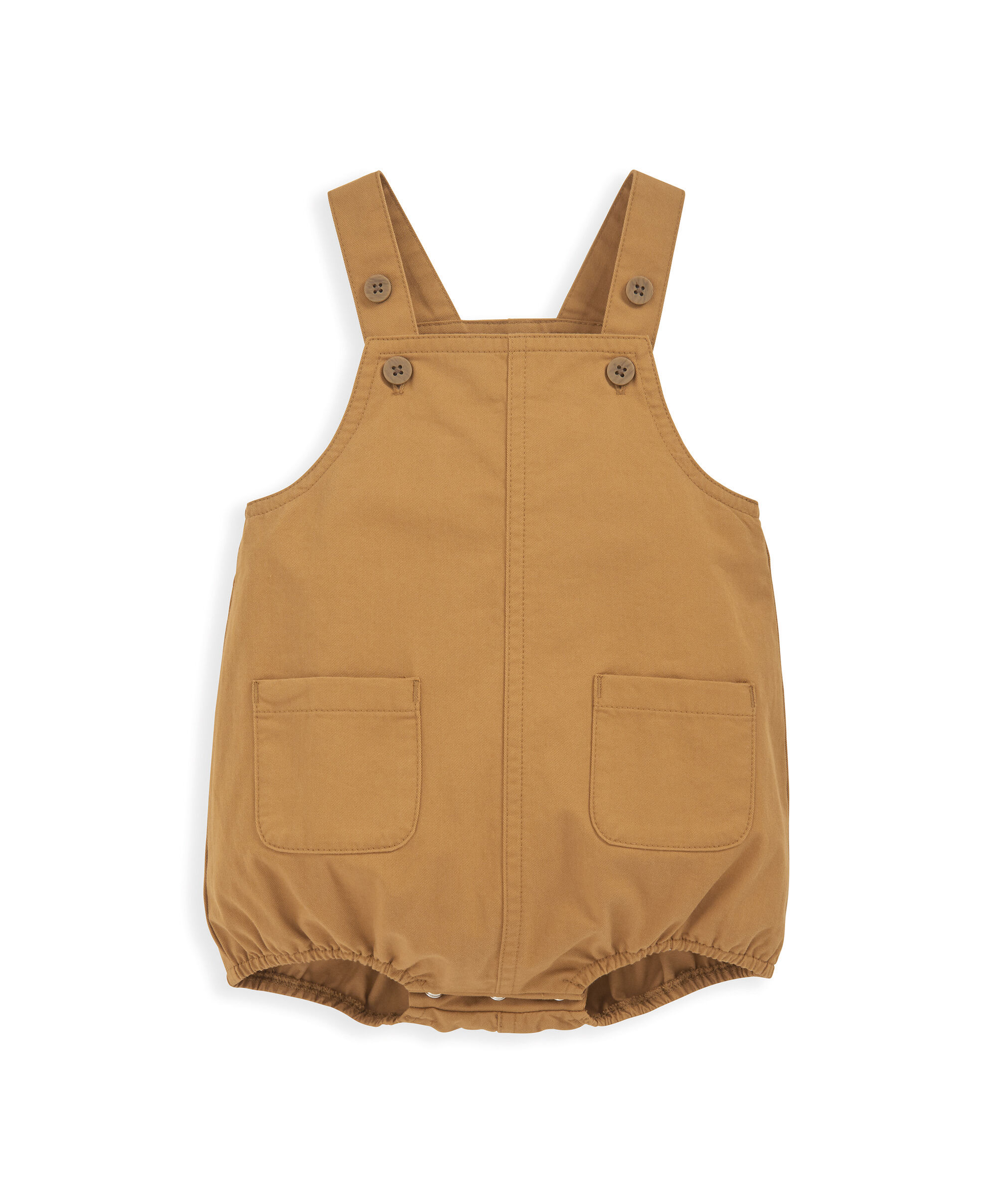 طقم قميص بأكمام قصيرة ودنغري - قطعتان image number 4