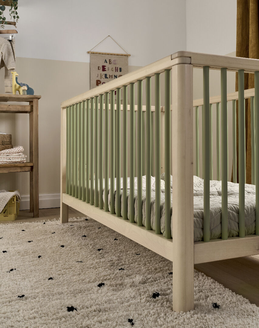 مهد سولو صغير - أخضر طبيعي image number 7