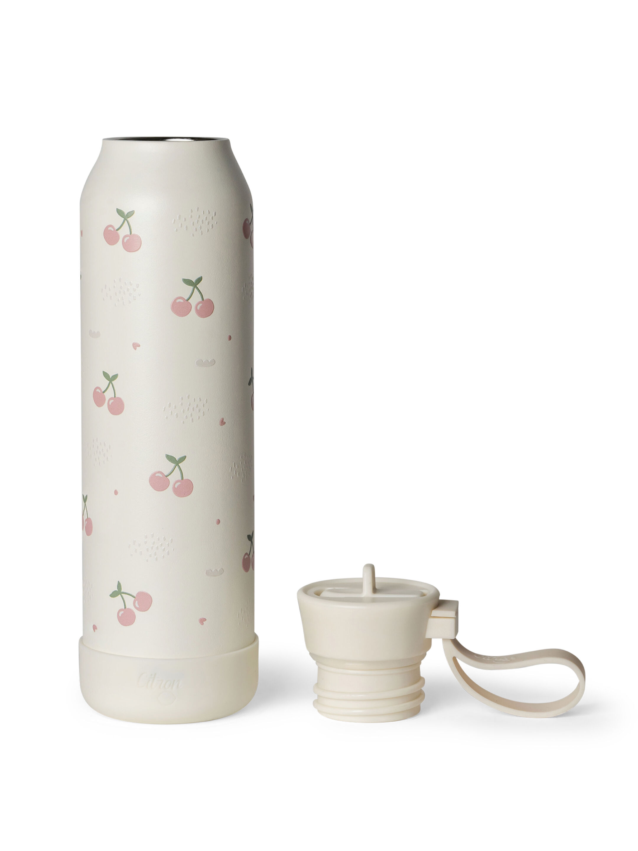 زجاجة مياه ستانلس ستيل بسعة 500 ملل - نقشة كرز image number 2